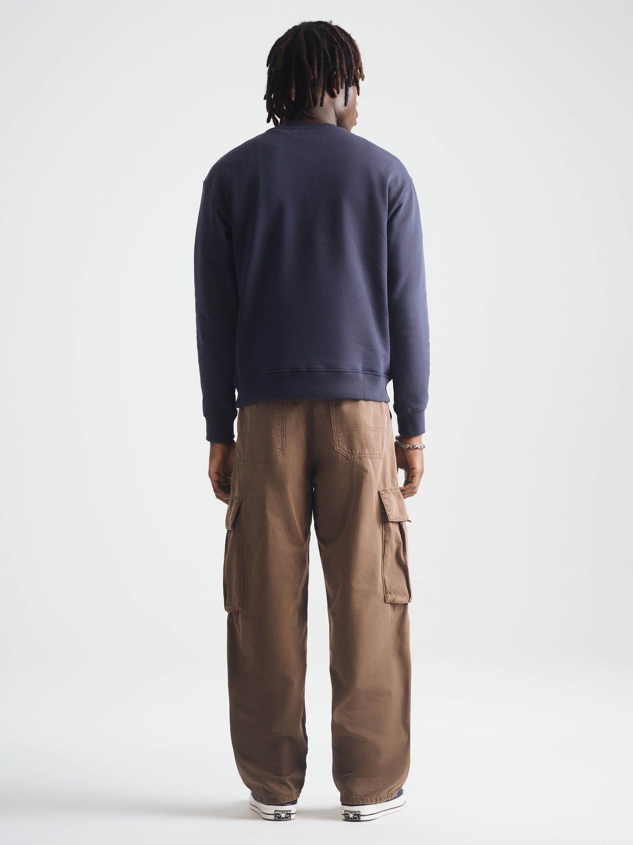 Men's Brooklyn Varsity Sweatshirt in Blueberry