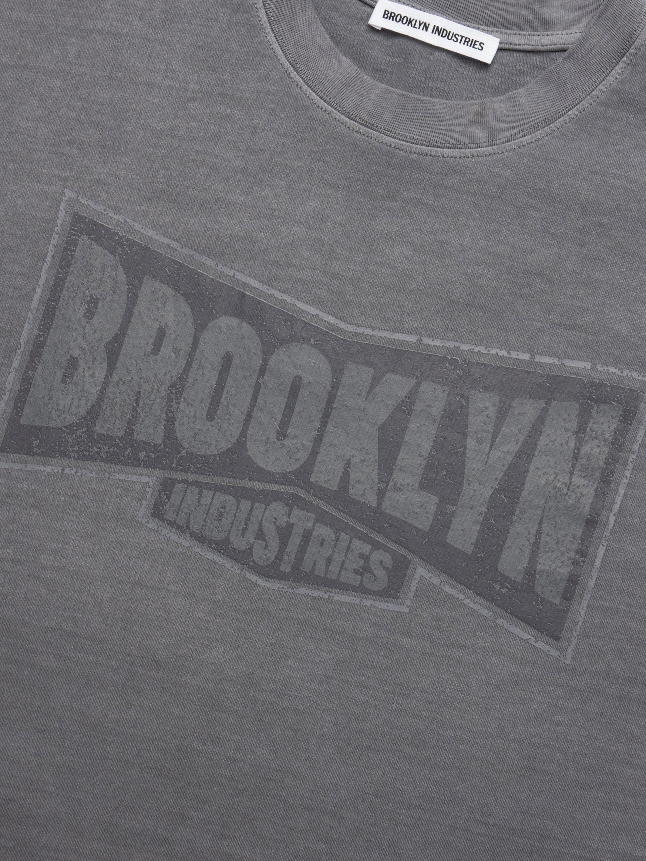 Men's Brooklyn Vintage Loose Fit T-Shirt In Quiet Shade - BROOKLYN INDUSTRIES