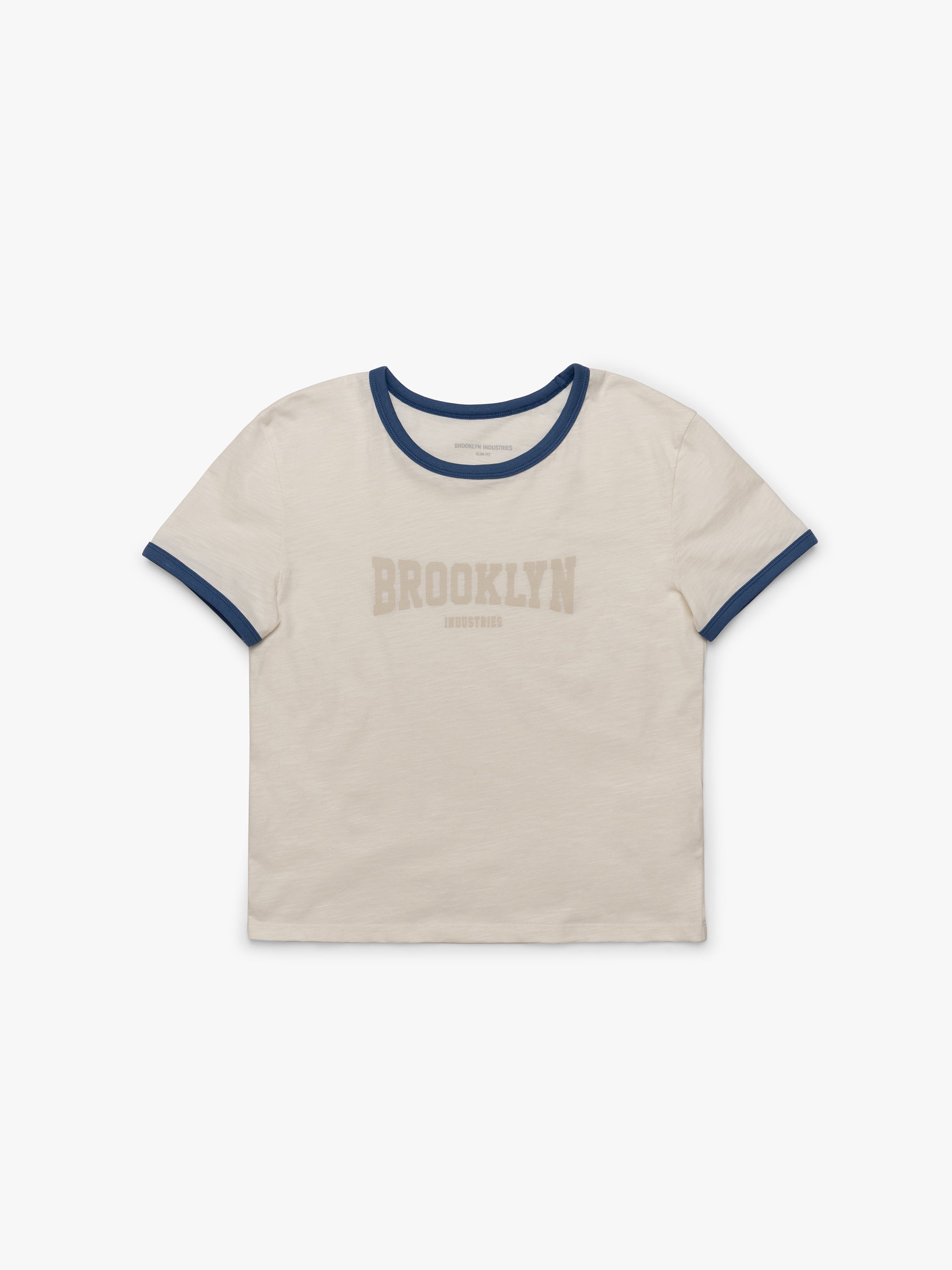 Women's Brooklyn Slim Fit T-Shirt In Antique White - BROOKLYN INDUSTRIES
