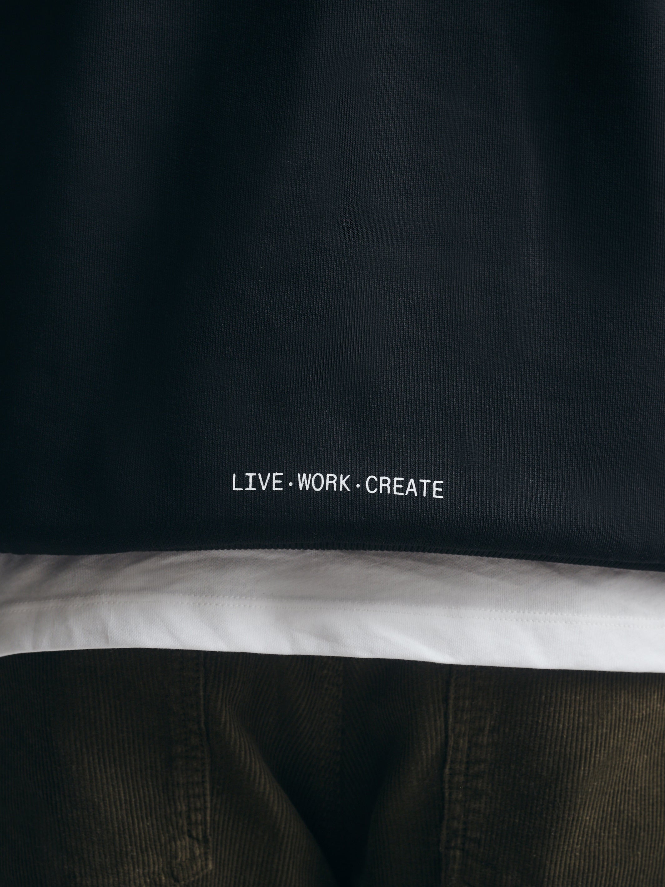 Men's Brooklyn Half Zip Sweatshirt In Black - BROOKLYN INDUSTRIES