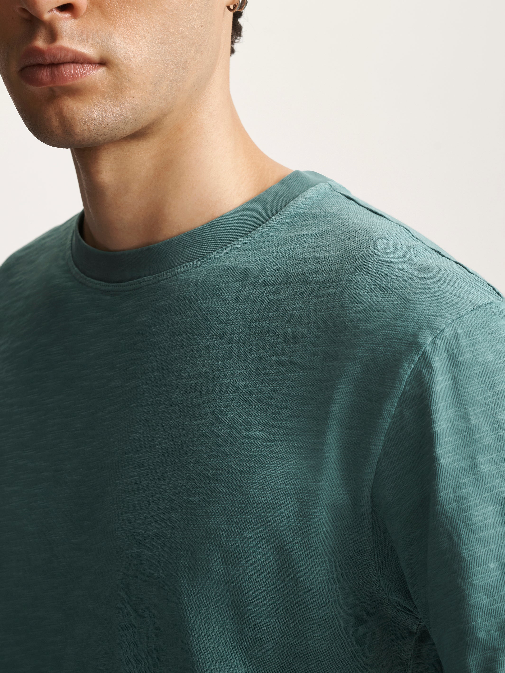 Men's Brooklyn Slub T-Shirt In Silver Pine - BROOKLYN INDUSTRIES