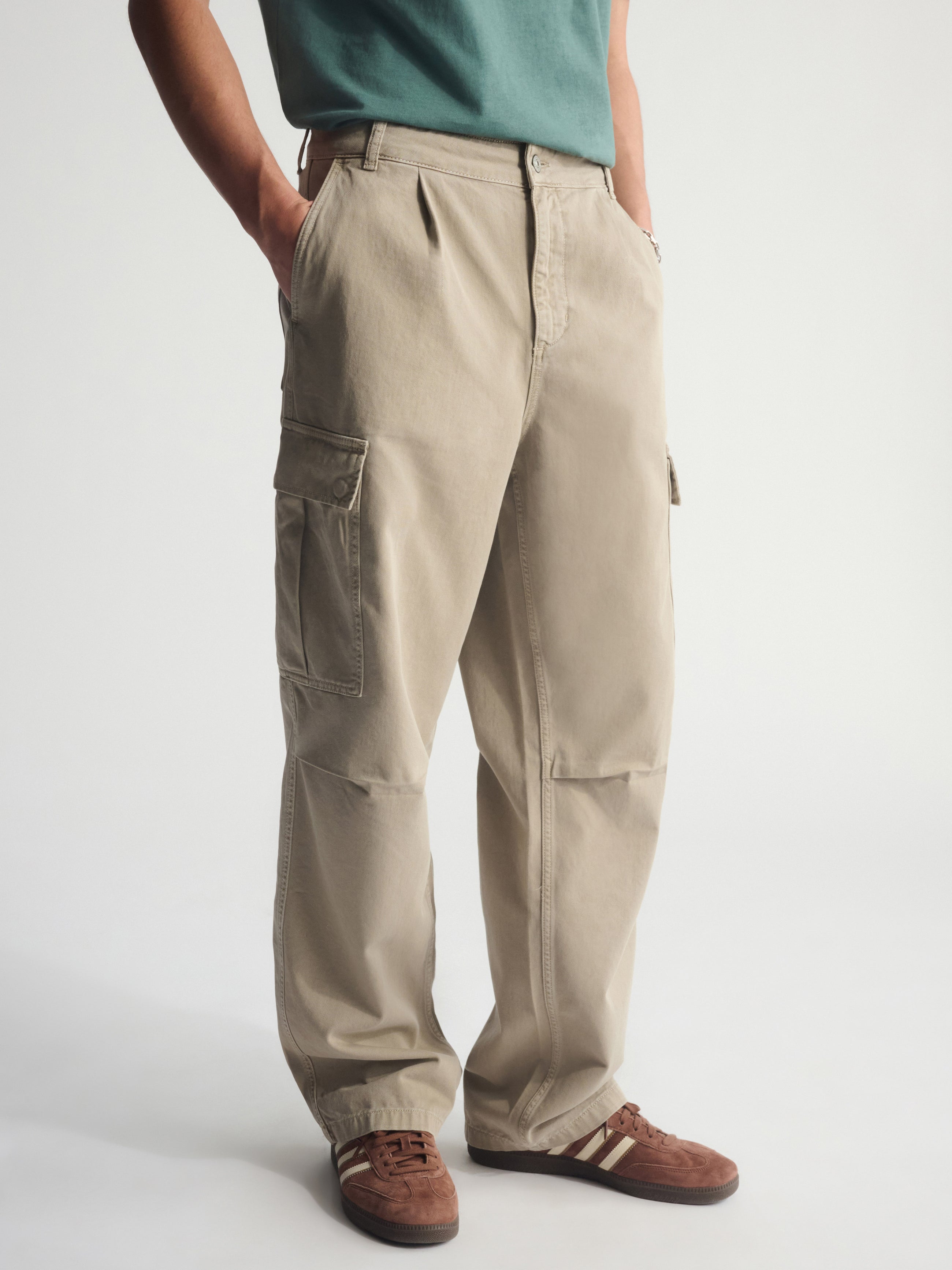 Men's Brooklyn Cargo Pants In Winter Twig - BROOKLYN INDUSTRIES