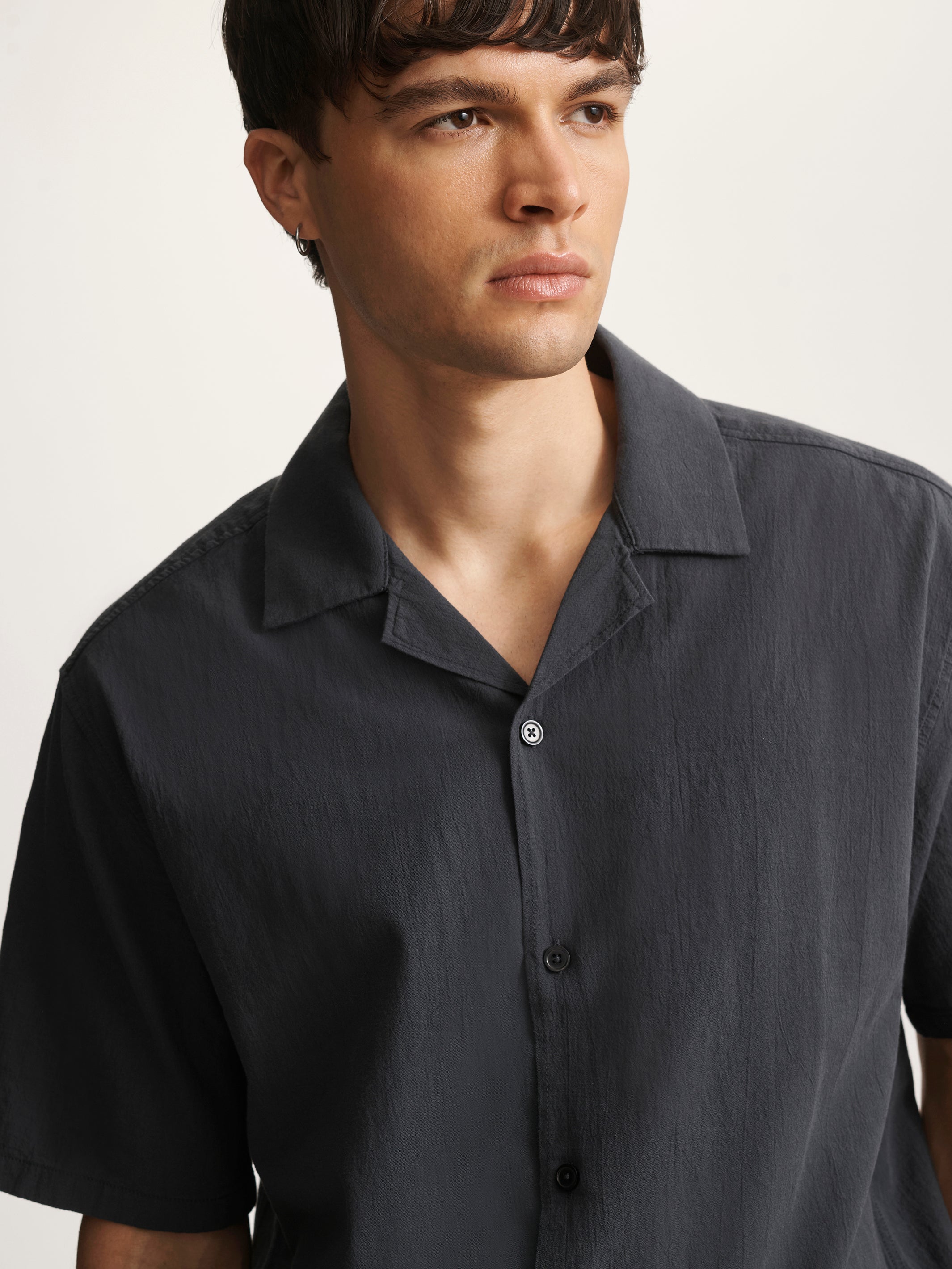 Men's Brooklyn Short Sleeve Shirt In India Ink - BROOKLYN INDUSTRIES