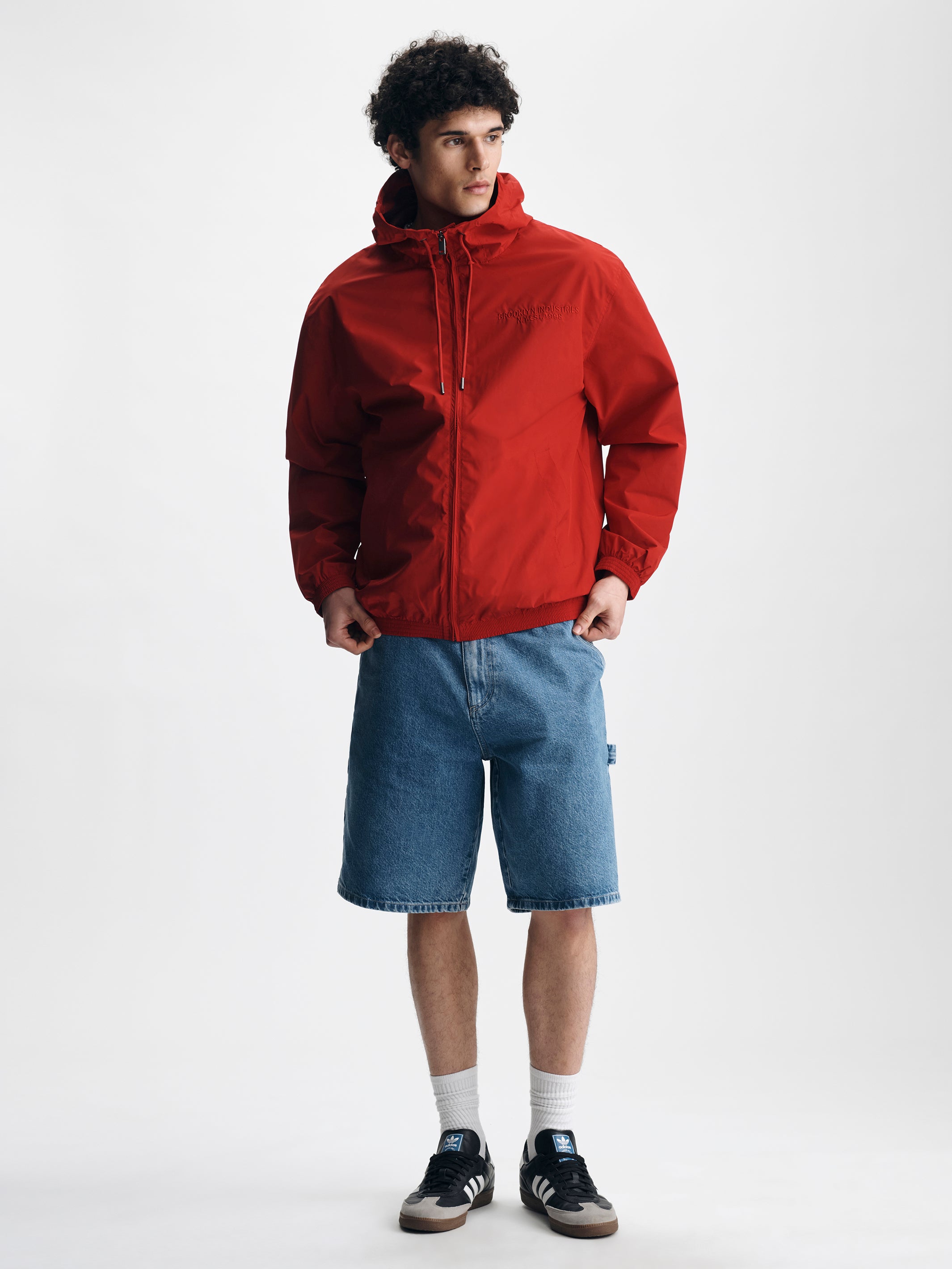 Men's Oversized Hooded Jacket in Emboldened - BROOKLYN INDUSTRIES