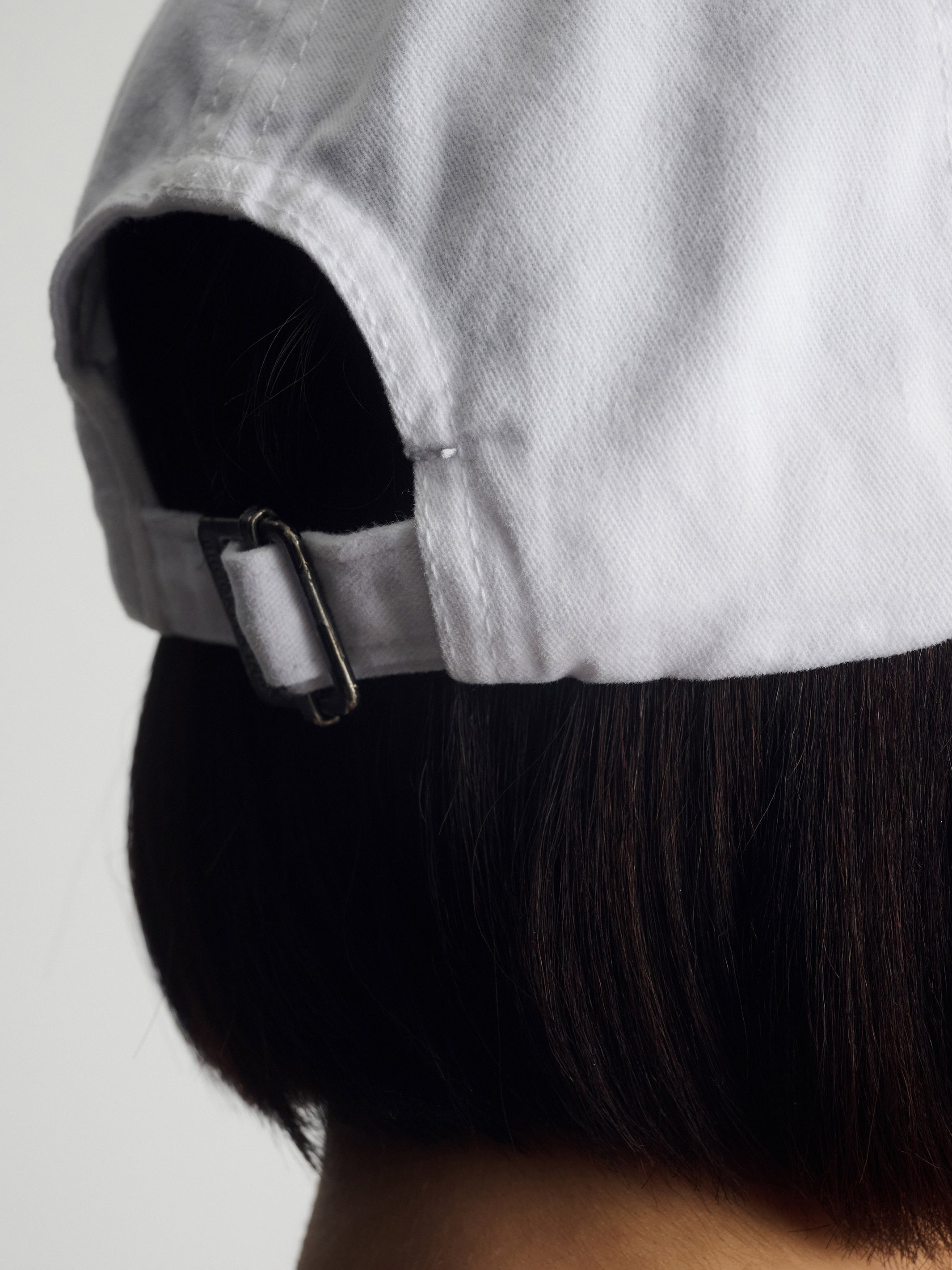 Women's Brooklyn Logo Cap in White - BROOKLYN INDUSTRIES