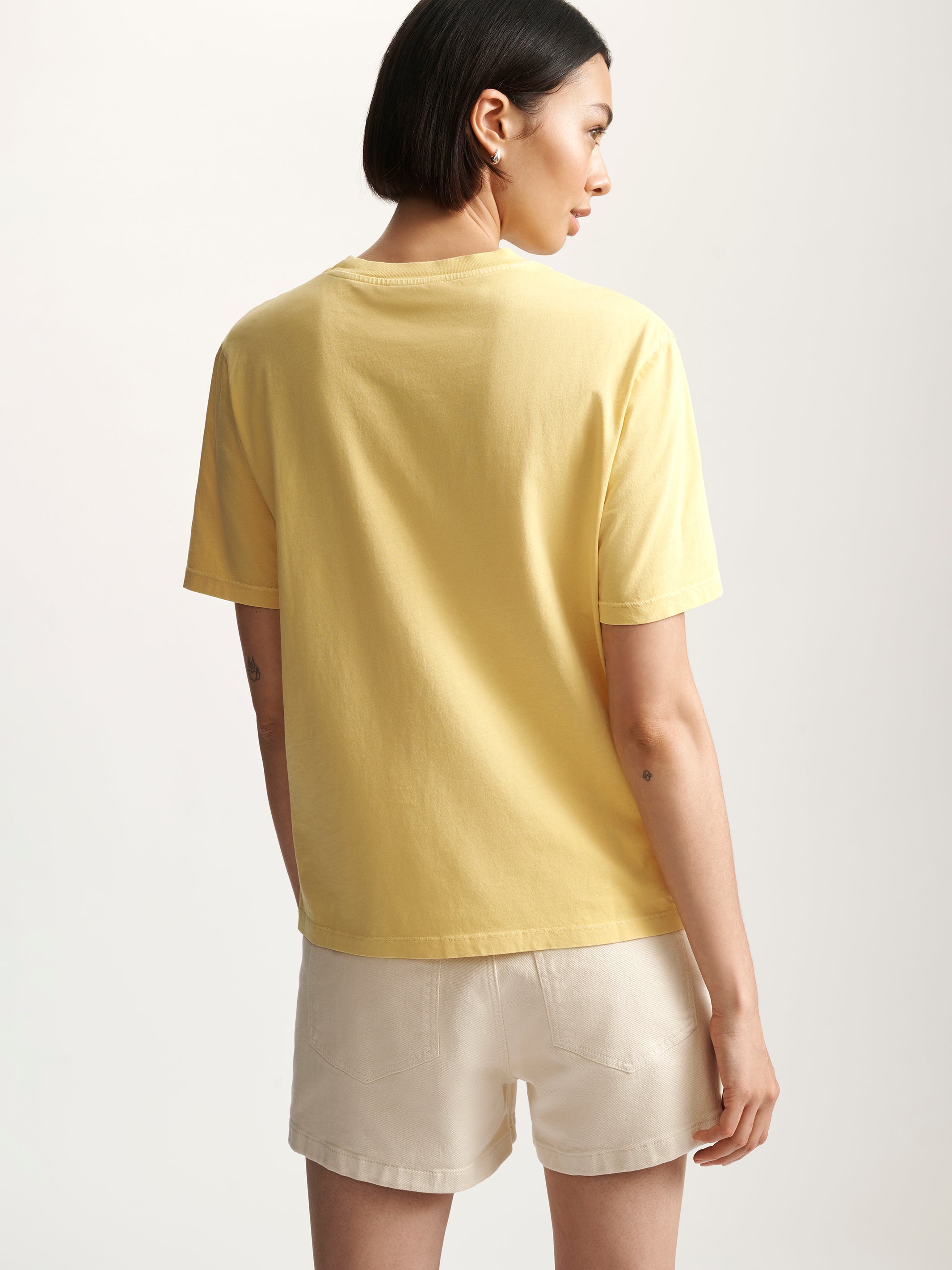 Women's Brooklyn Industries Graphic T-Shirt In Dusky Citron - BROOKLYN INDUSTRIES