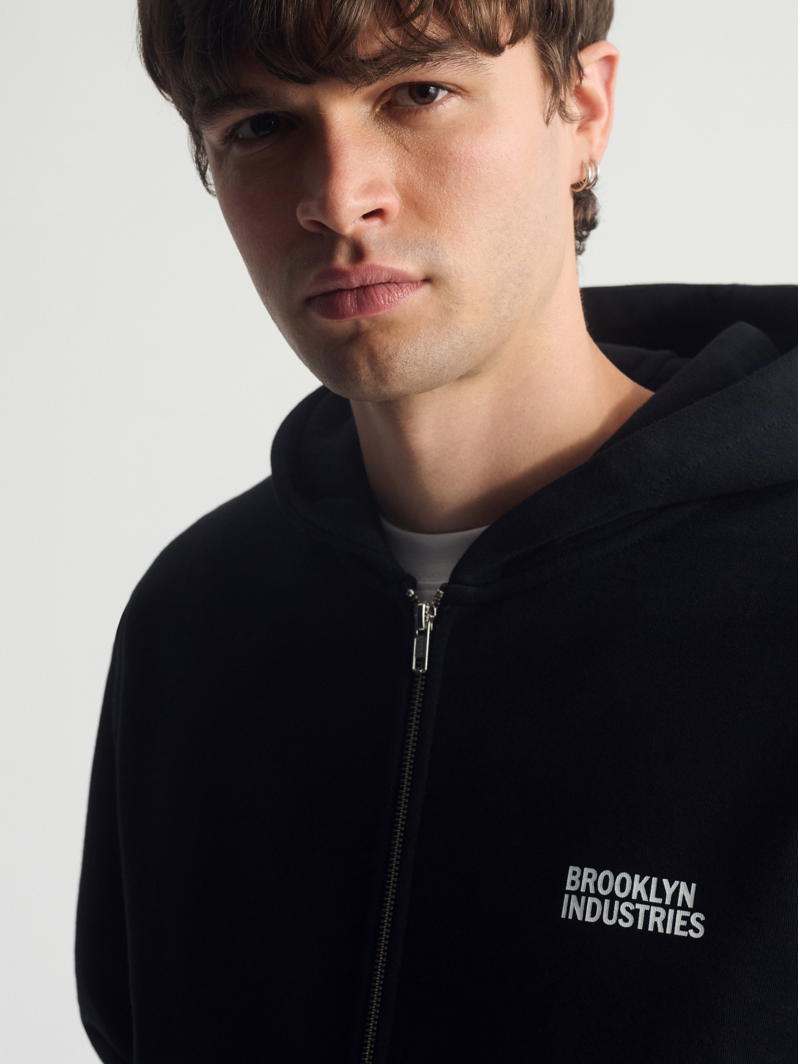 Men's Brooklyn Industries Logo Sweatshirt In Black - BROOKLYN INDUSTRIES