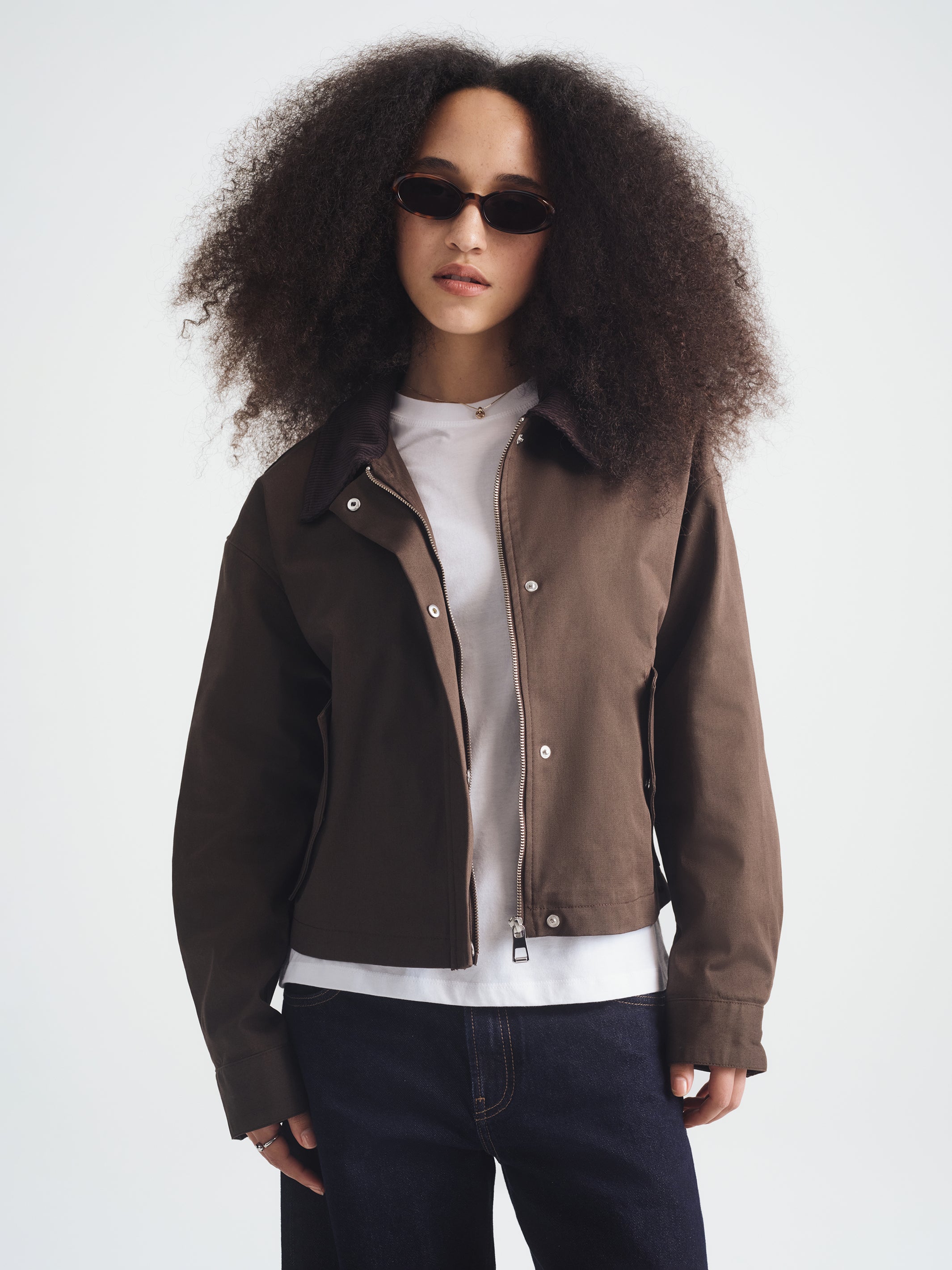 Women's Barn Jacket in Wren - BROOKLYN INDUSTRIES