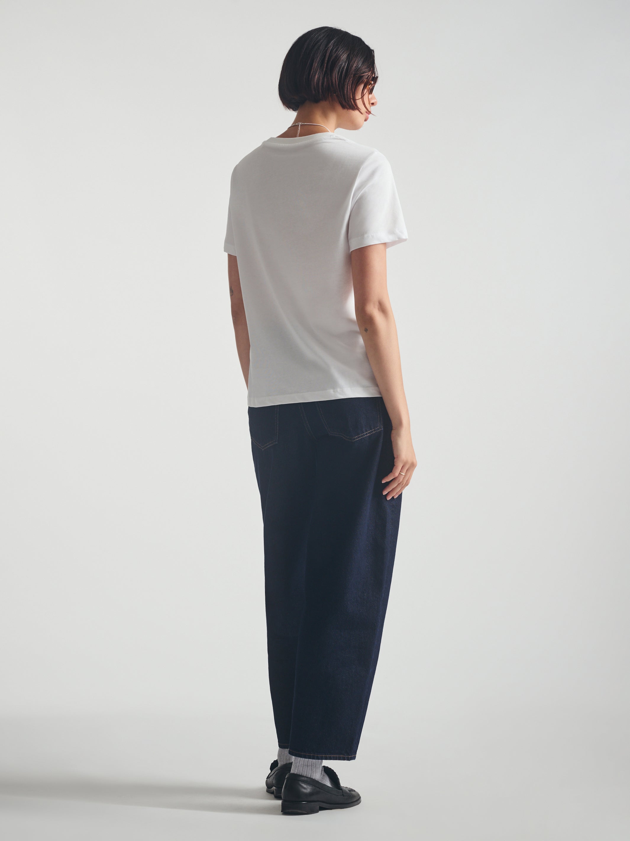 Women's Brooklyn Cat T-Shirt in White - BROOKLYN INDUSTRIES