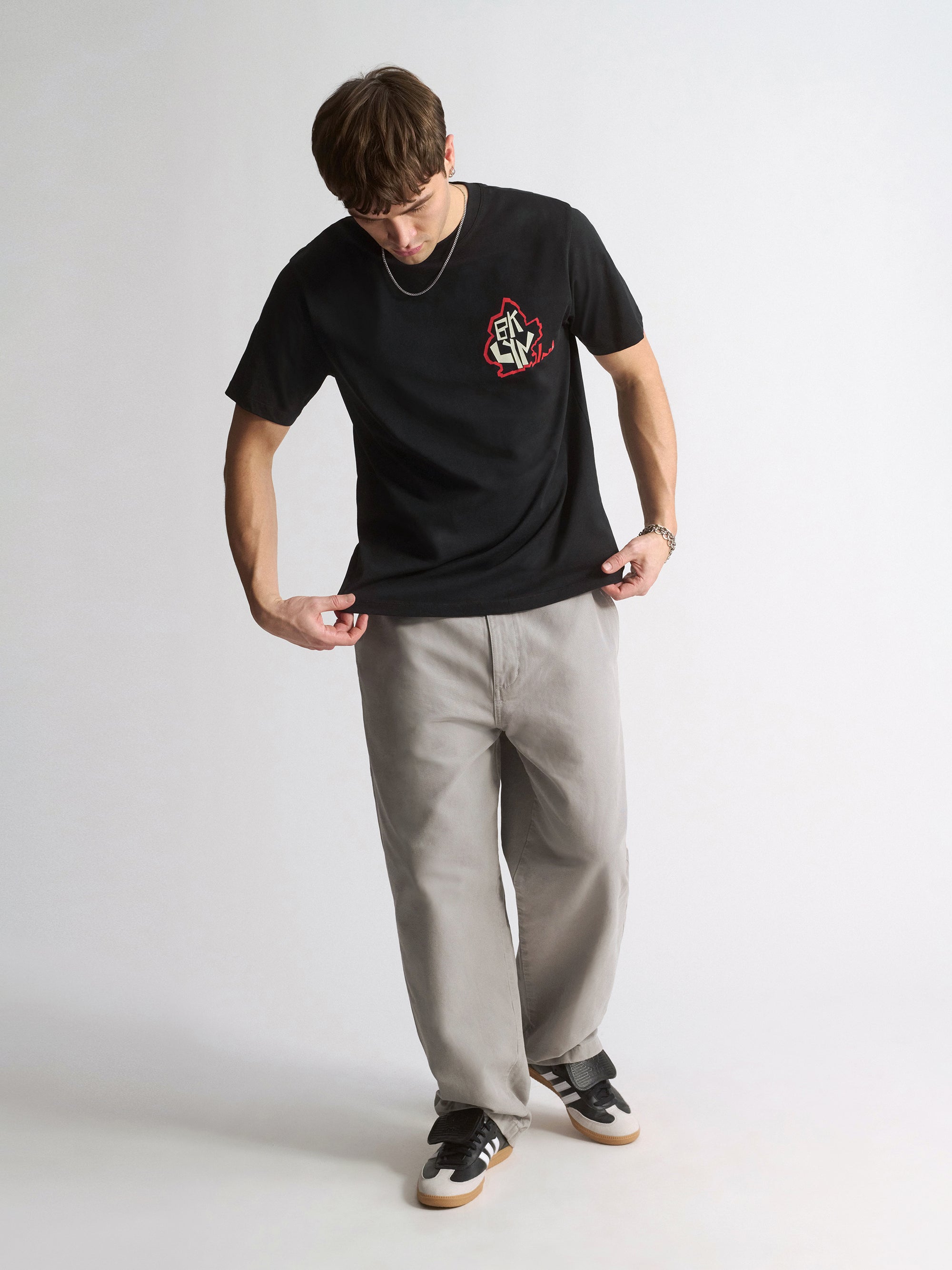 Men's Brooklyn Water Tower T-Shirt In Black - BROOKLYN INDUSTRIES