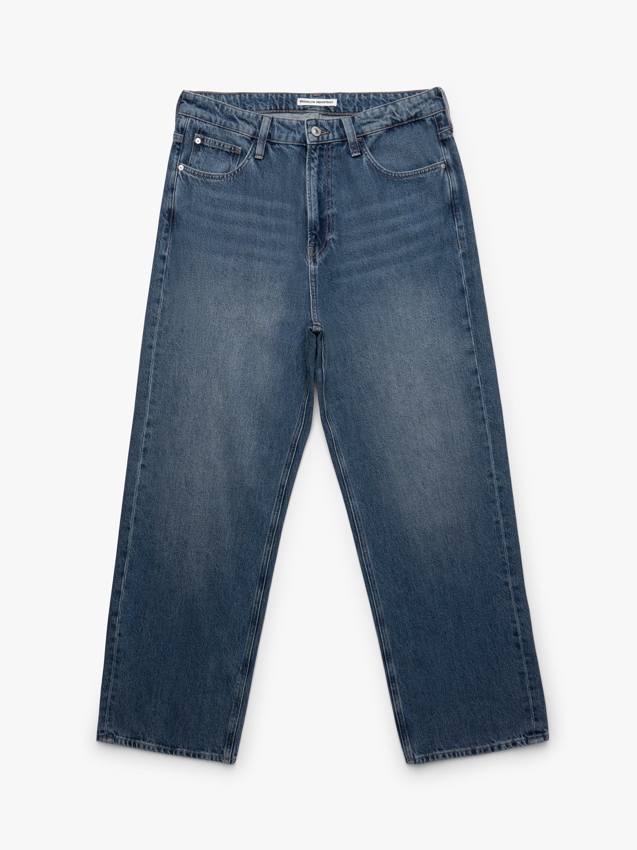 Men's Loose Jeans in Indigo Tinted Street Denim - BROOKLYN INDUSTRIES