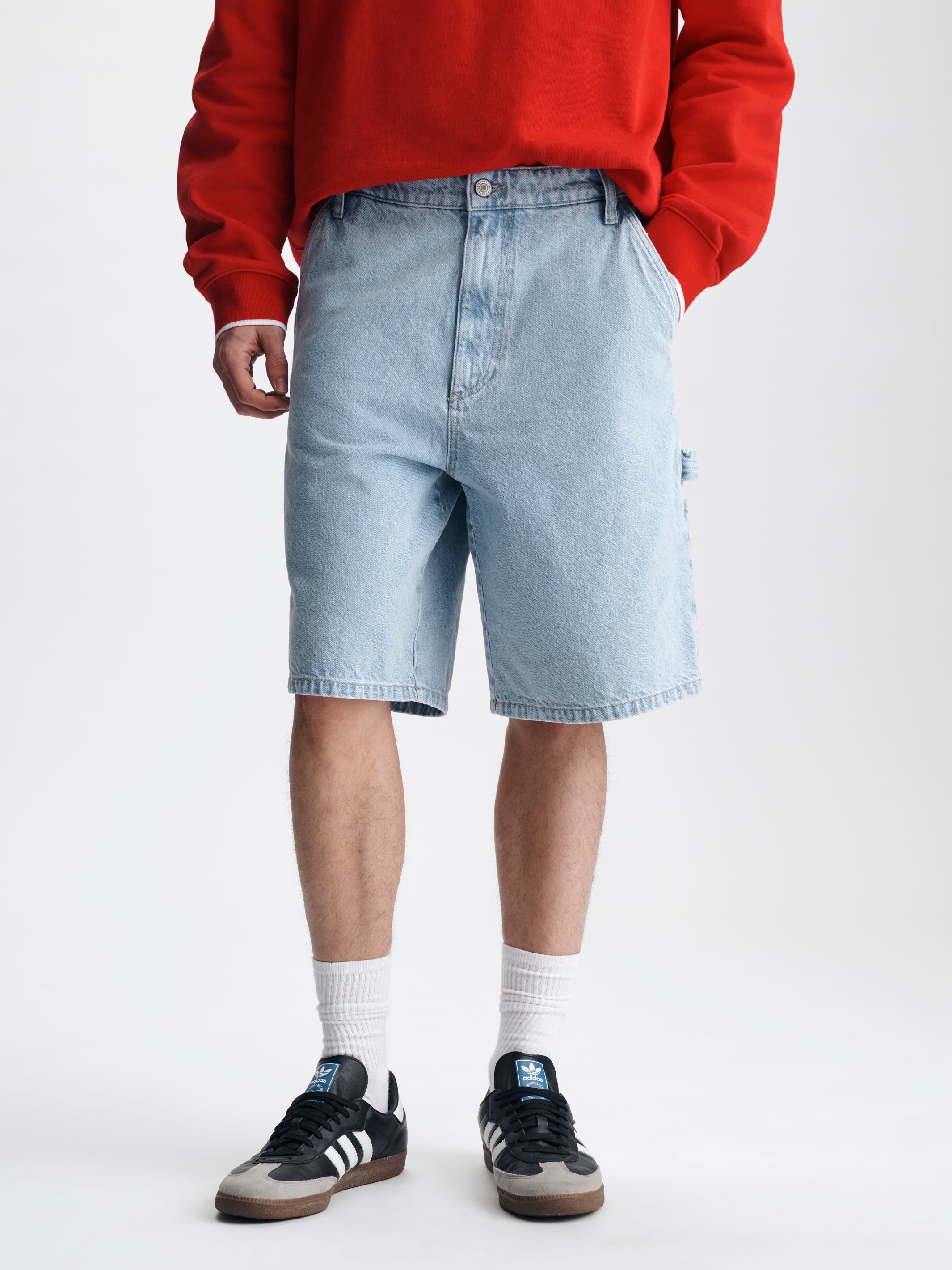 Men's Williamsburg Carpenter Shorts in Light Everyday Denim
