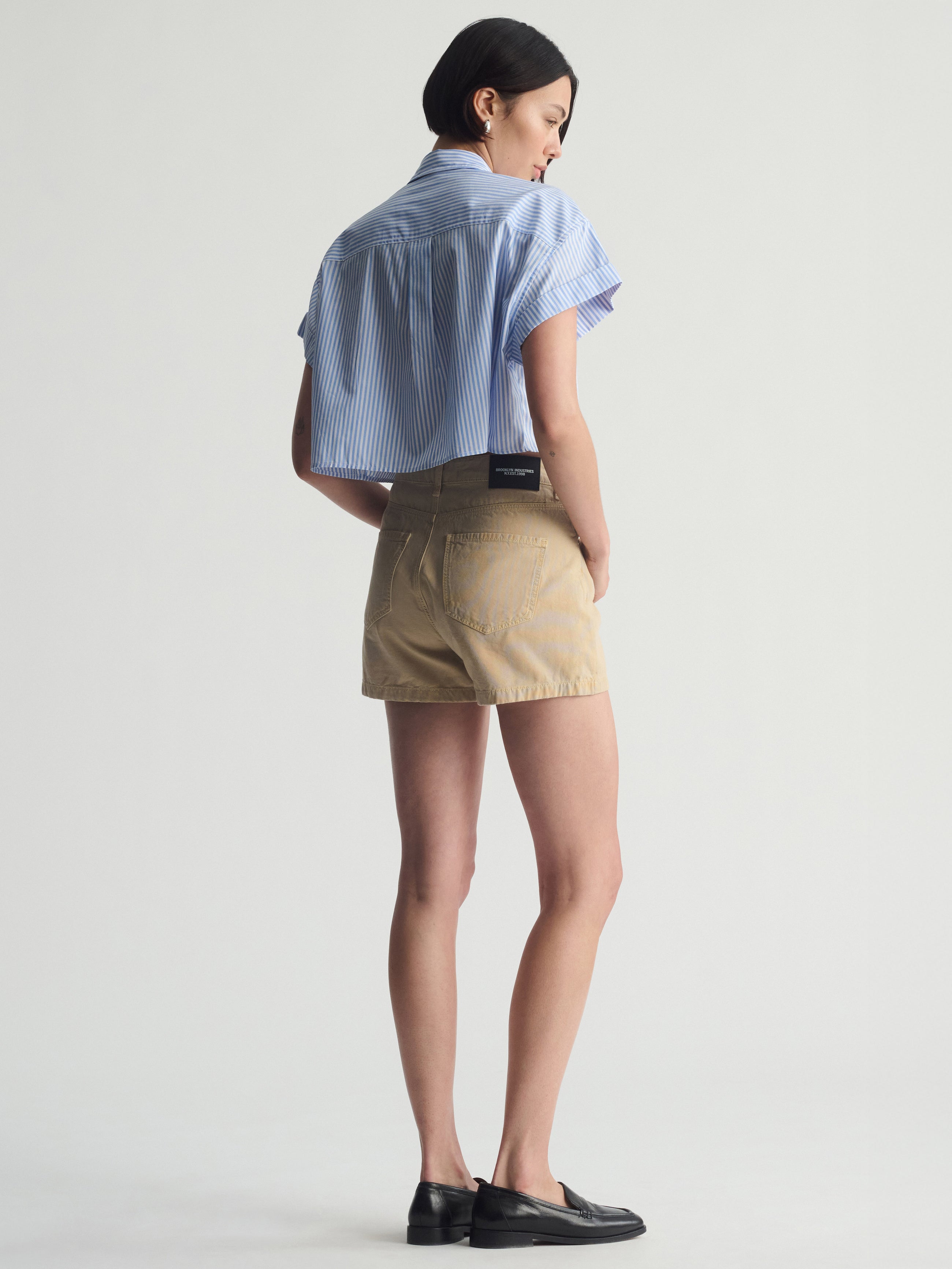 Women's Brooklyn Shorts In Incense - BROOKLYN INDUSTRIES