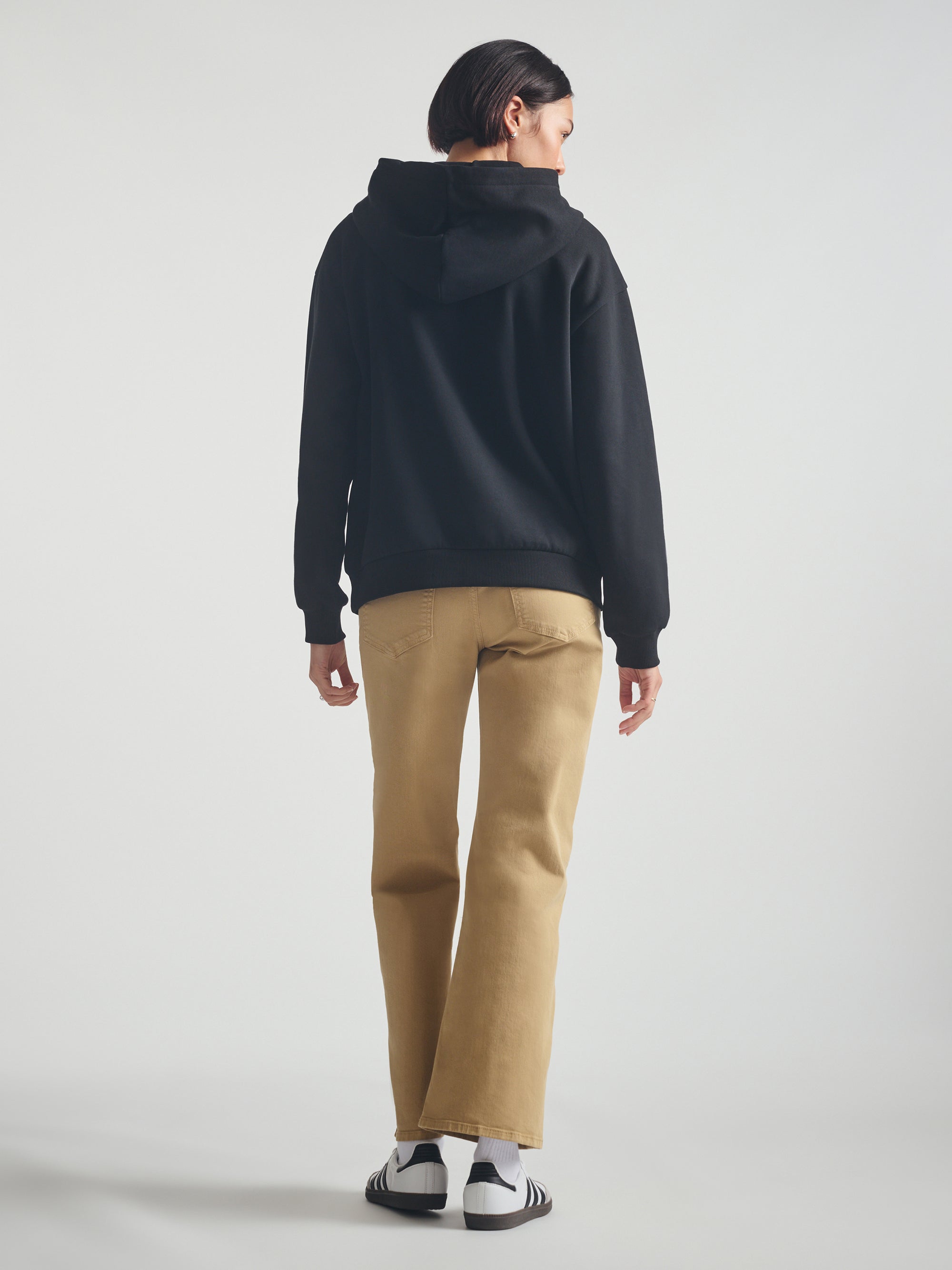 Women's Brooklyn Subway Hoodie in Black - BROOKLYN INDUSTRIES