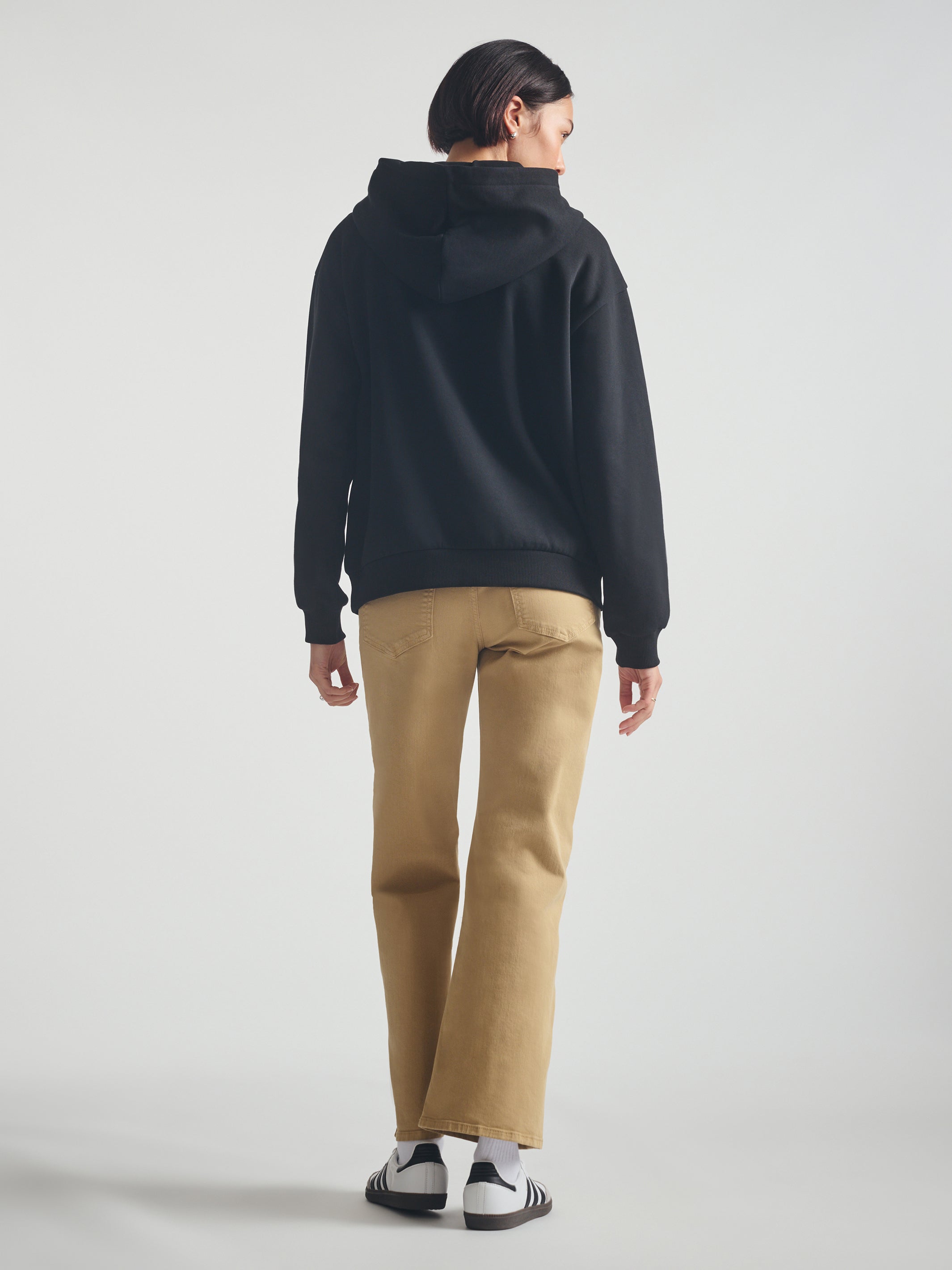 Women's Brooklyn Subway Hoodie in Black - BROOKLYN INDUSTRIES