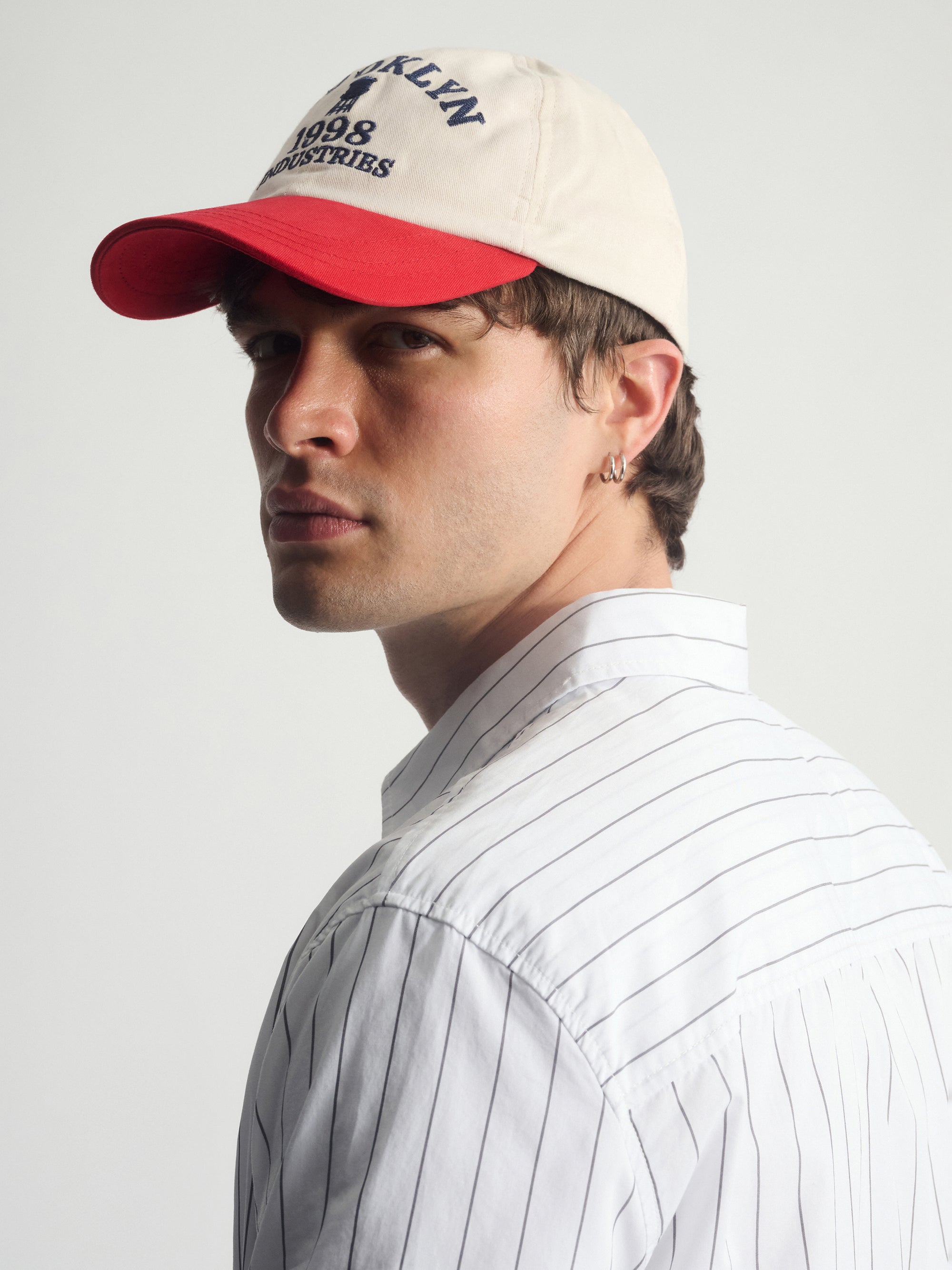 Brooklyn BKI 1998 Cap in True Red - BROOKLYN INDUSTRIES