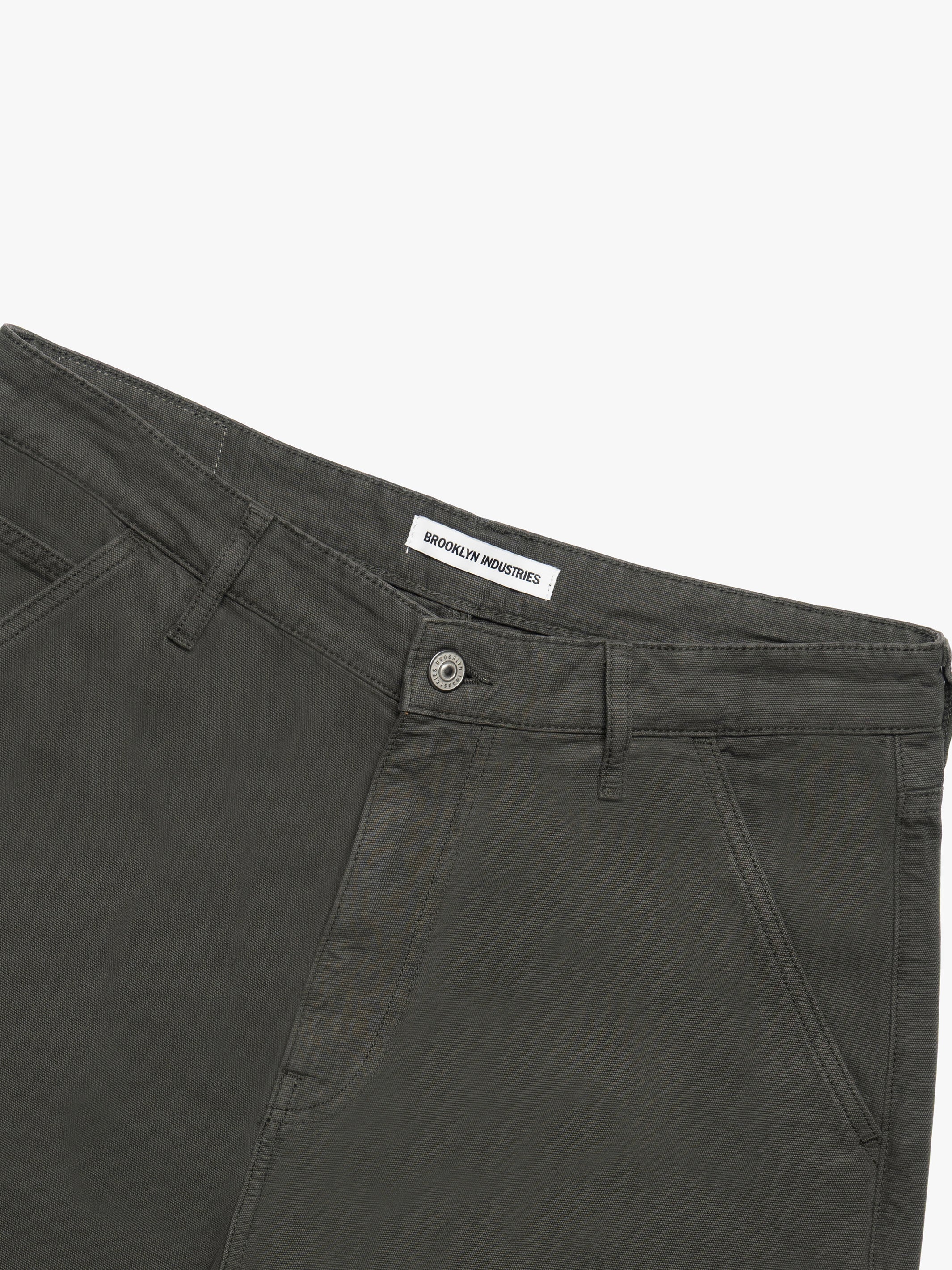 Men's Baggy Pants in British Khaki Canvas - BROOKLYN INDUSTRIES