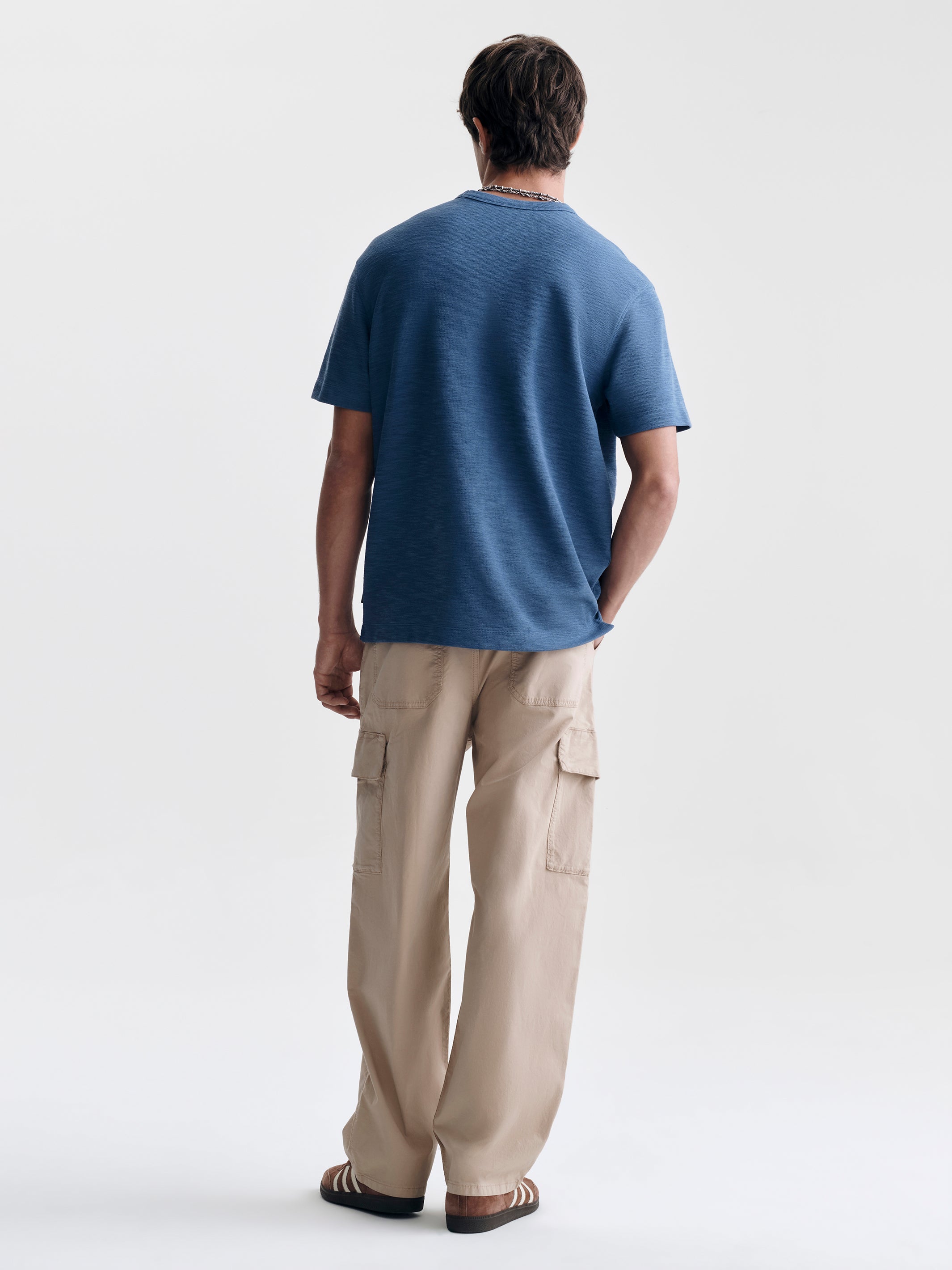 Men's Basic T-Shirt in Bijou Blue - BROOKLYN INDUSTRIES