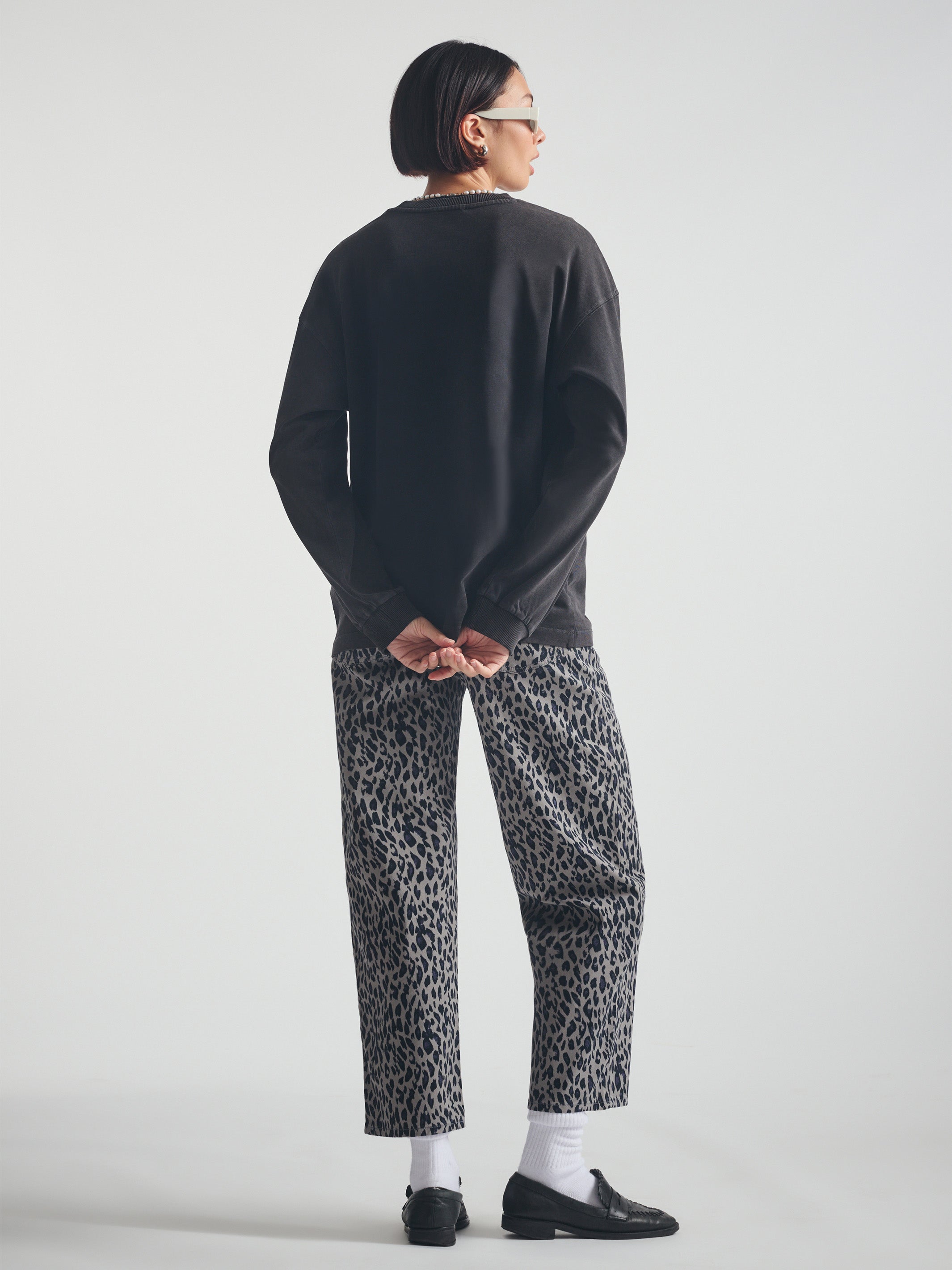 Women's Brooklyn Acid Washed Sweatshirt - BROOKLYN INDUSTRIES