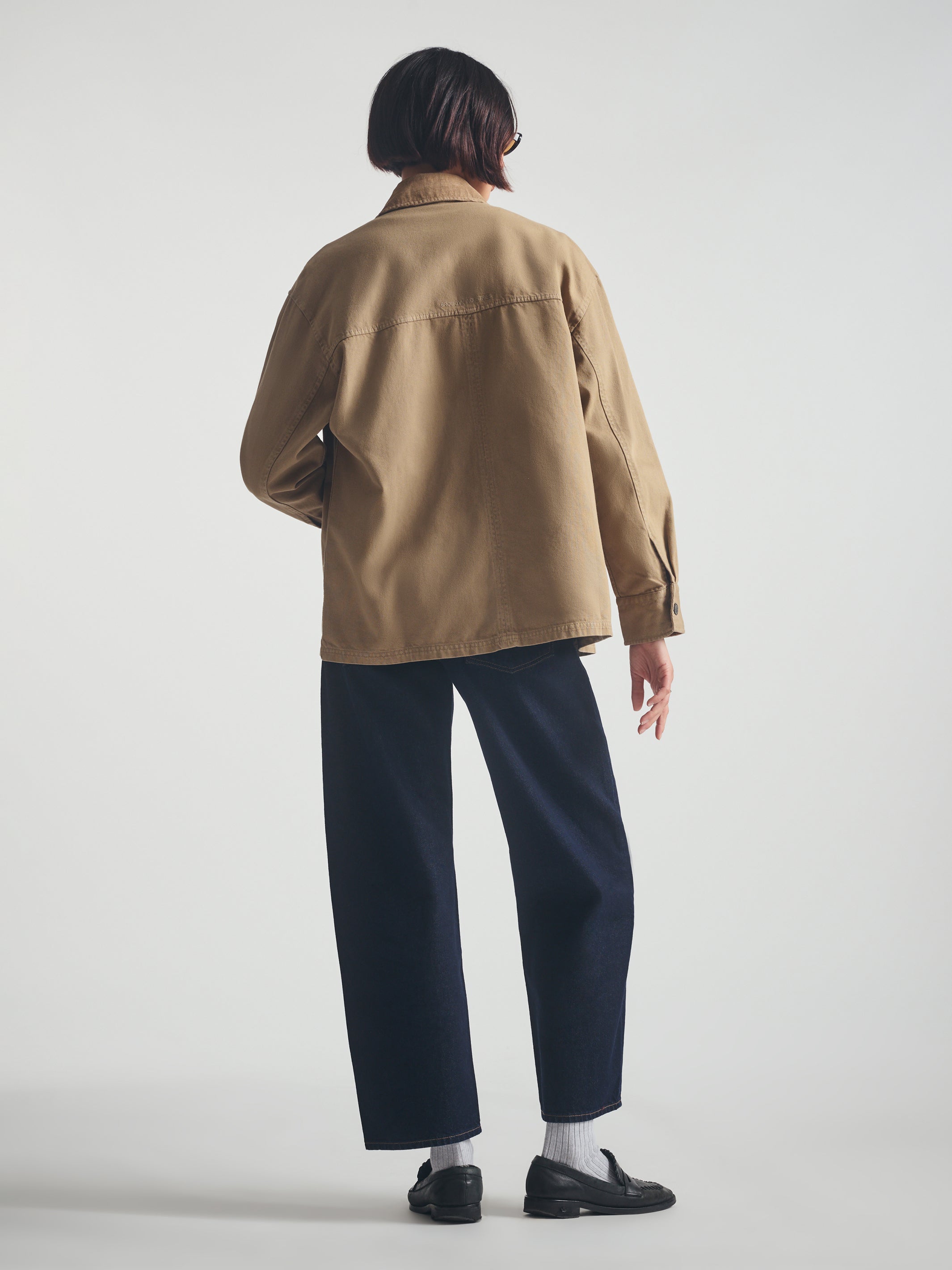 Women's Overshirt in Kelp - BROOKLYN INDUSTRIES
