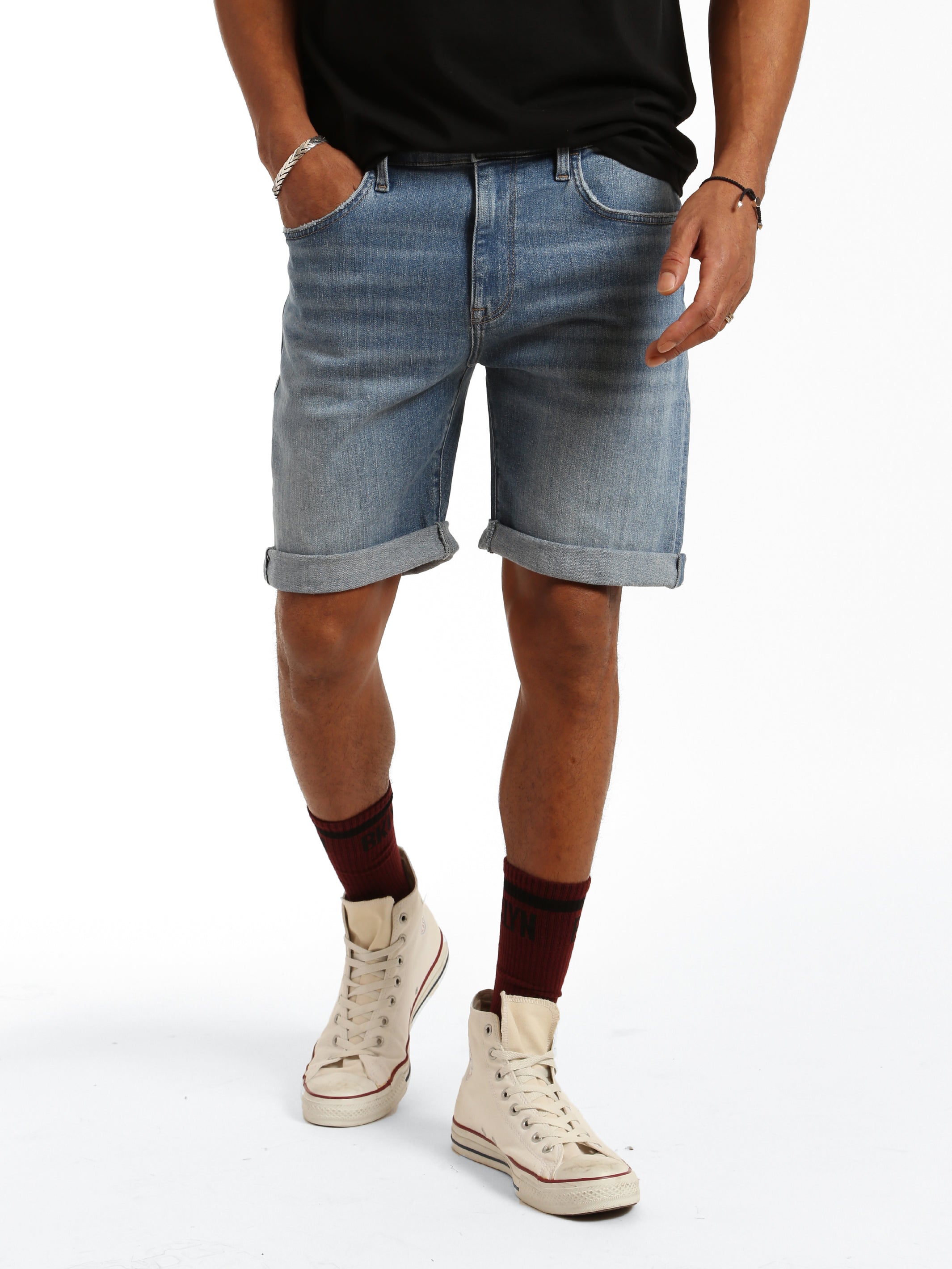 Cotton on sale mens denim shorts