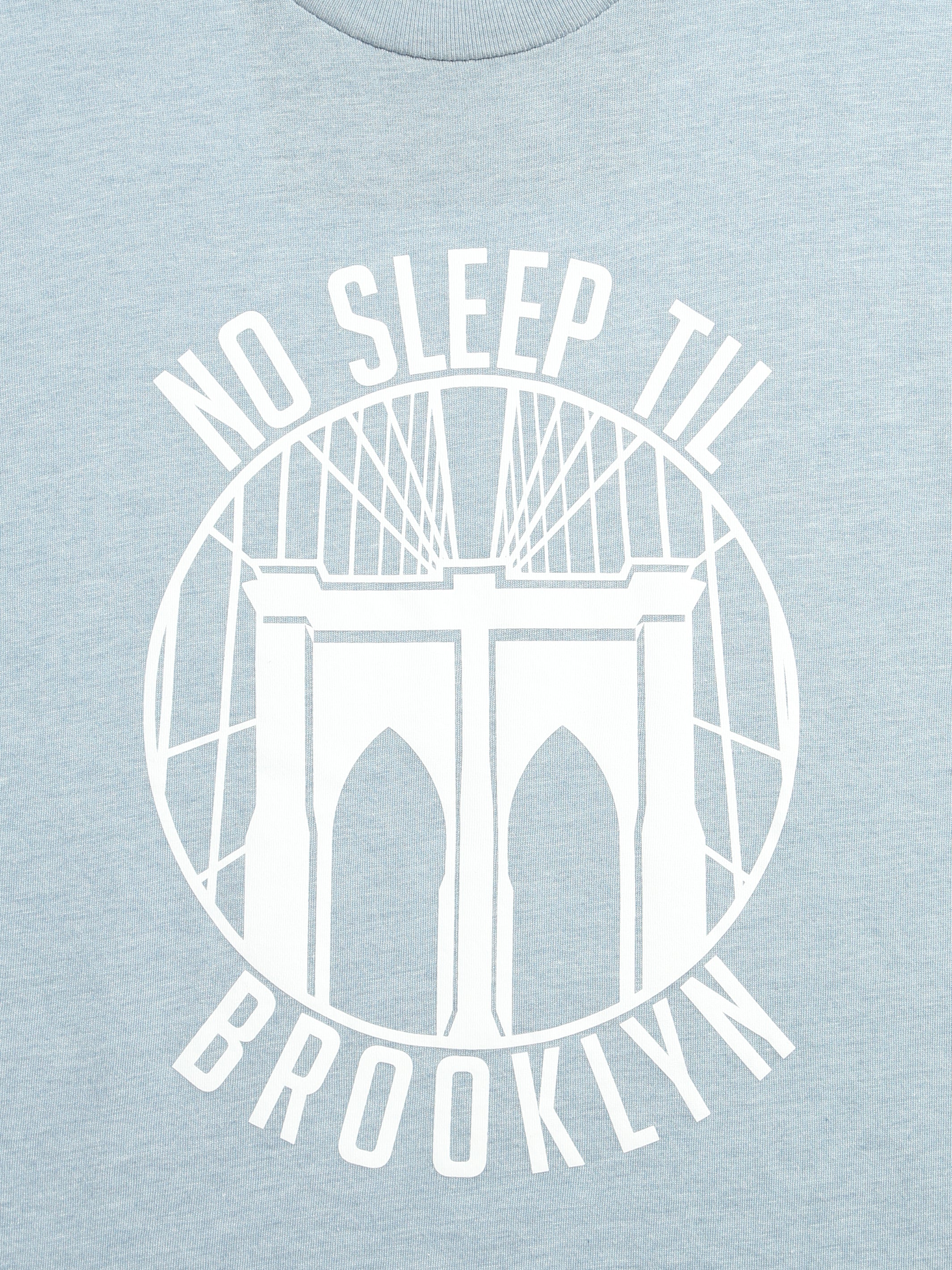 Men's Round No Sleep T-Shirt - BROOKLYN INDUSTRIES