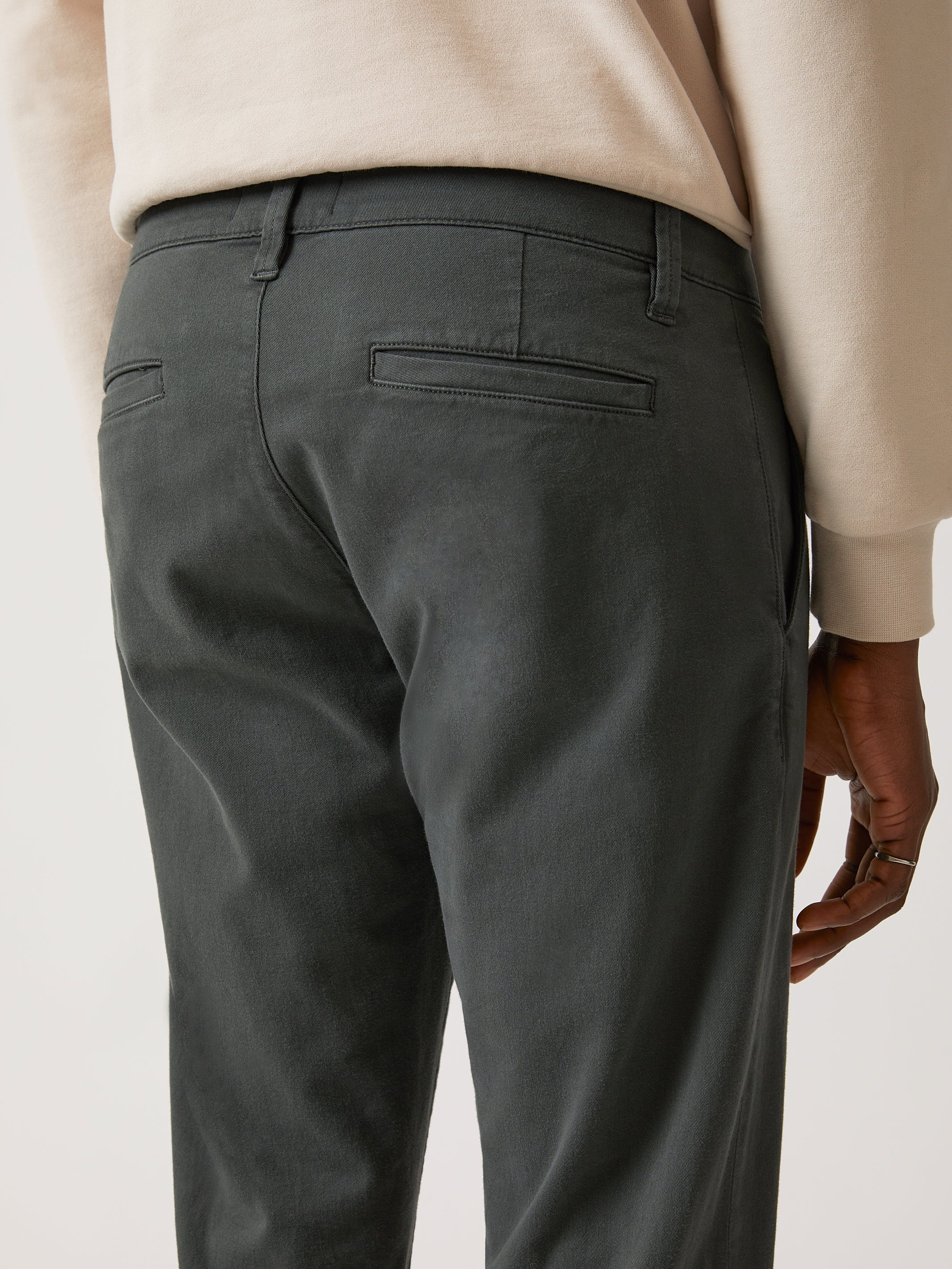 Men's Woven Pants in Asphalt - BROOKLYN INDUSTRIES
