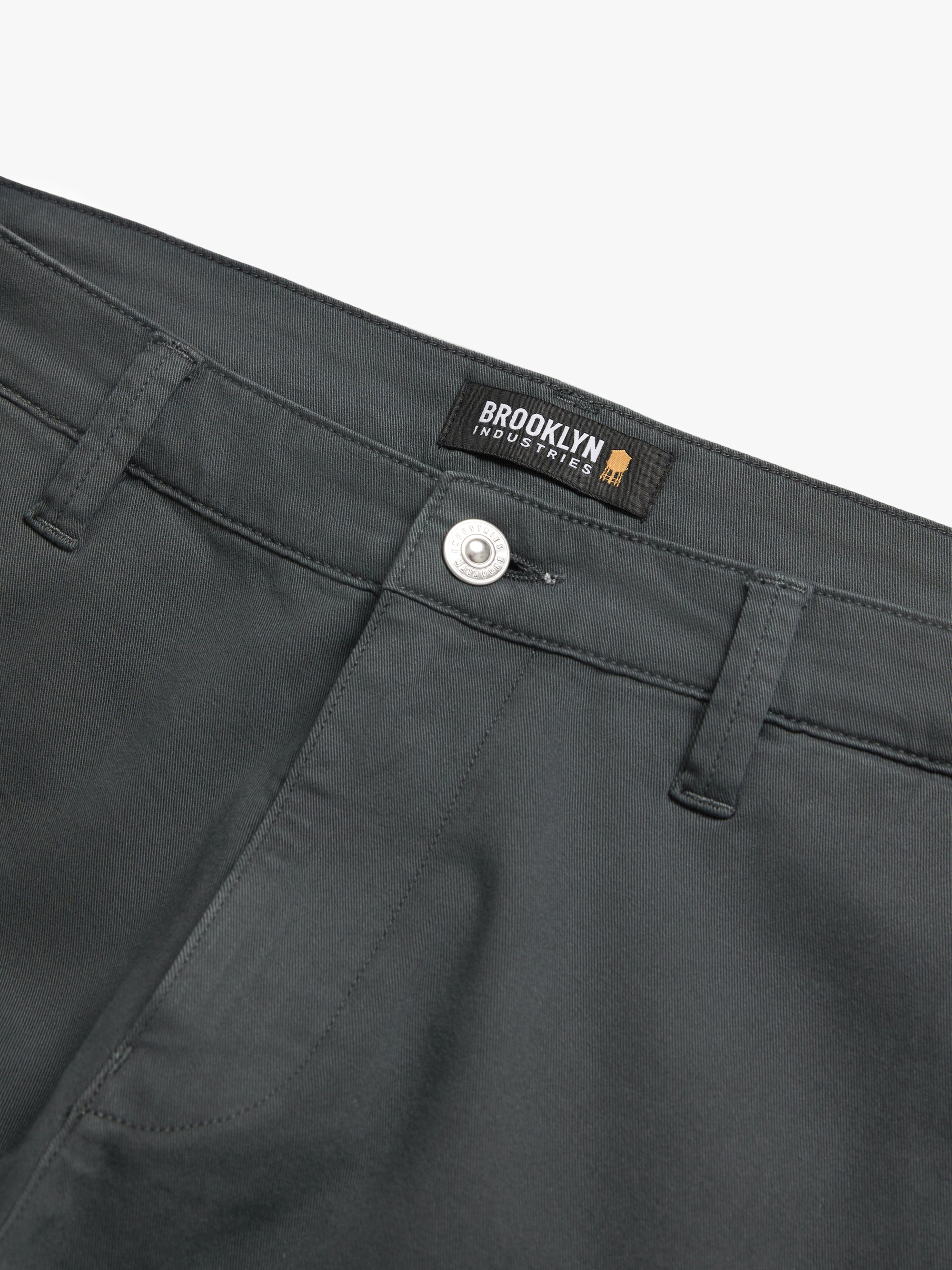 Men's Woven Pants in Asphalt - BROOKLYN INDUSTRIES