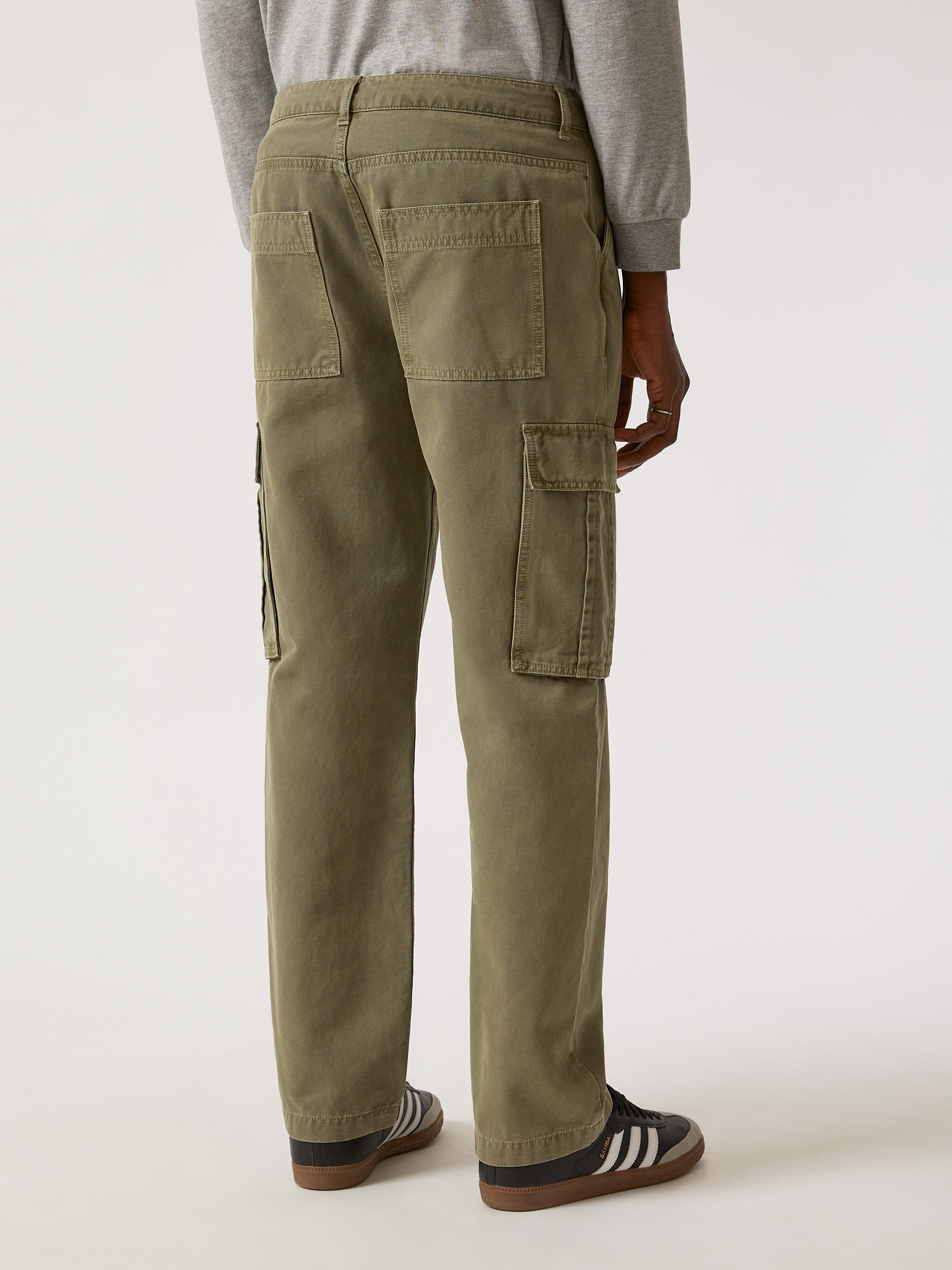 Men's Cargo Pants in Deep Lichen Green - BROOKLYN INDUSTRIES