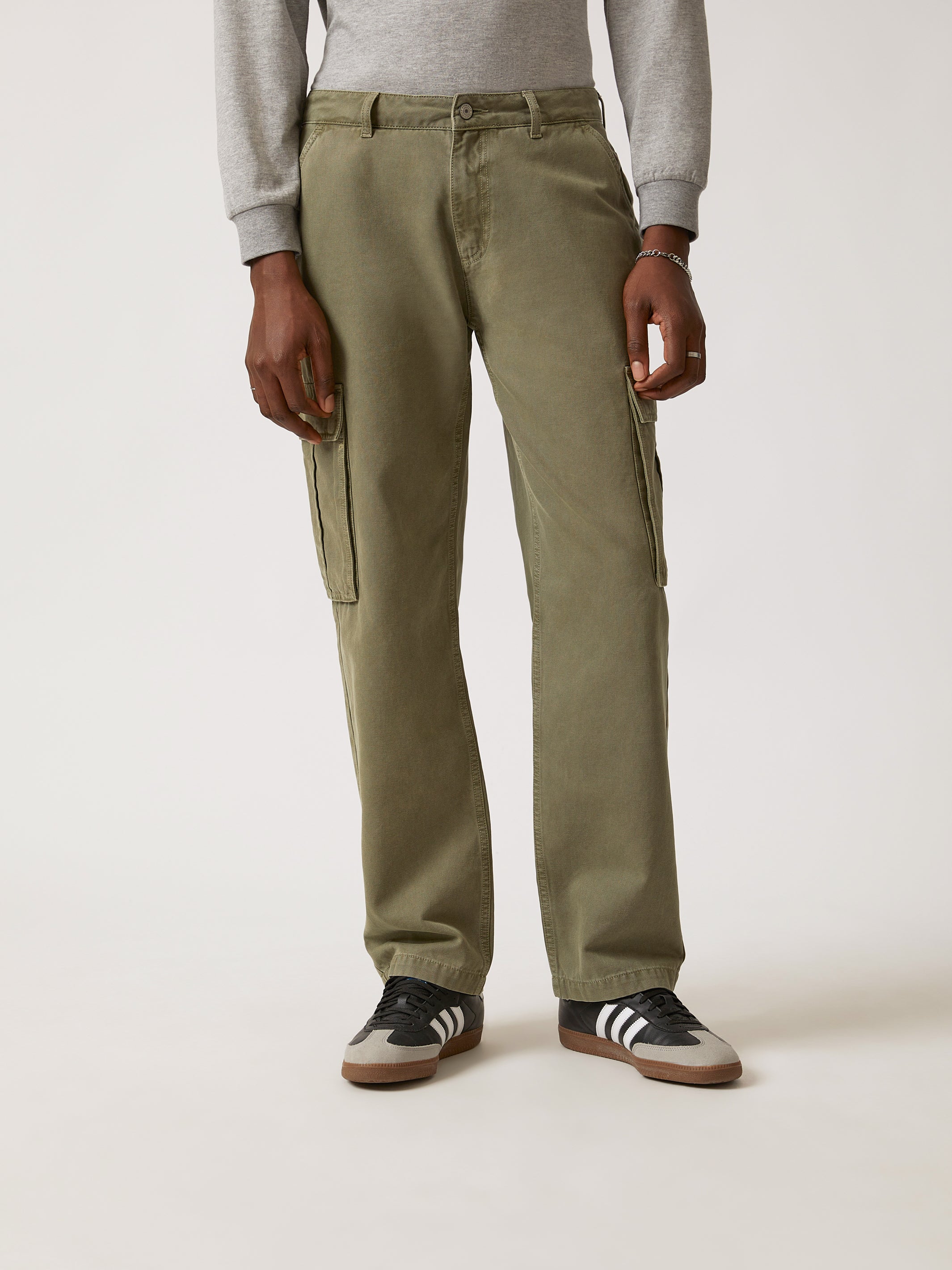 Men's Cargo Pants in Deep Lichen Green - BROOKLYN INDUSTRIES