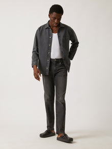 Men's Brooklyn Industries Shirt in Asphalt - BROOKLYN INDUSTRIES