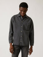 Men's Brooklyn Industries Shirt in Asphalt - BROOKLYN INDUSTRIES