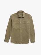 Men's Brooklyn Industries Overshirt in Deep Lichen Green - BROOKLYN INDUSTRIES