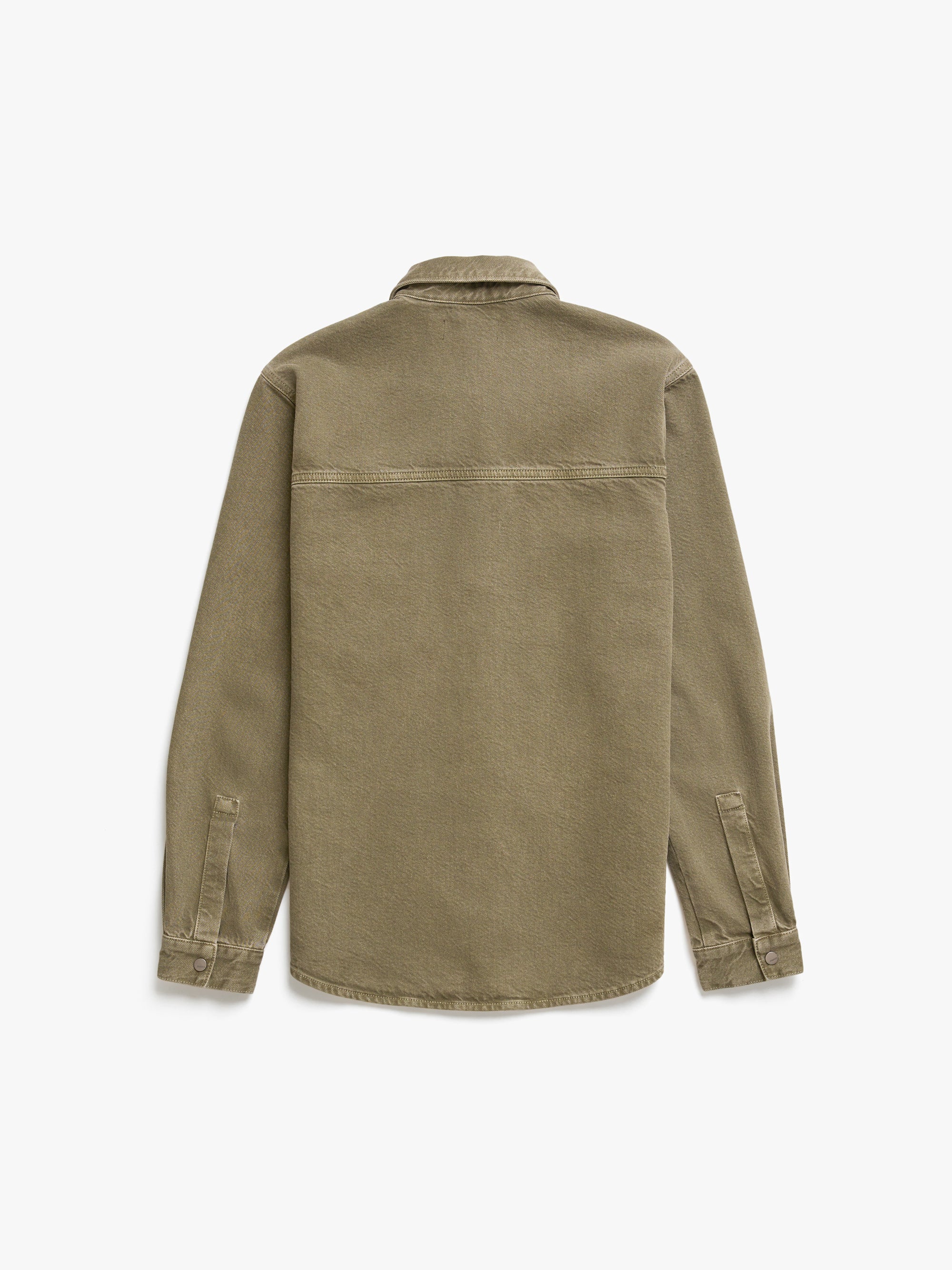 Men's Brooklyn Industries Overshirt in Deep Lichen Green - BROOKLYN INDUSTRIES