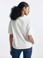 Women's Brooklyn Pocket T-Shirt in White - BROOKLYN INDUSTRIES