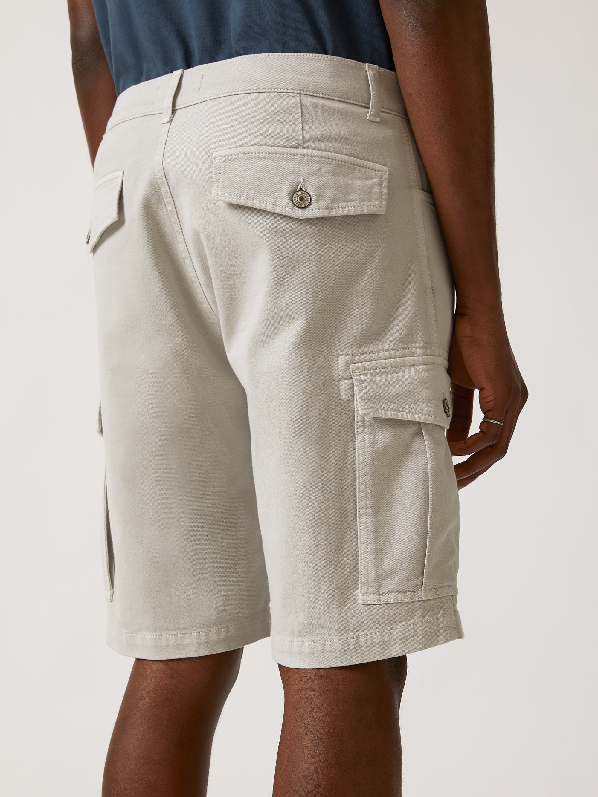 Men's Cargo Shorts in Grey Violet - BROOKLYN INDUSTRIES