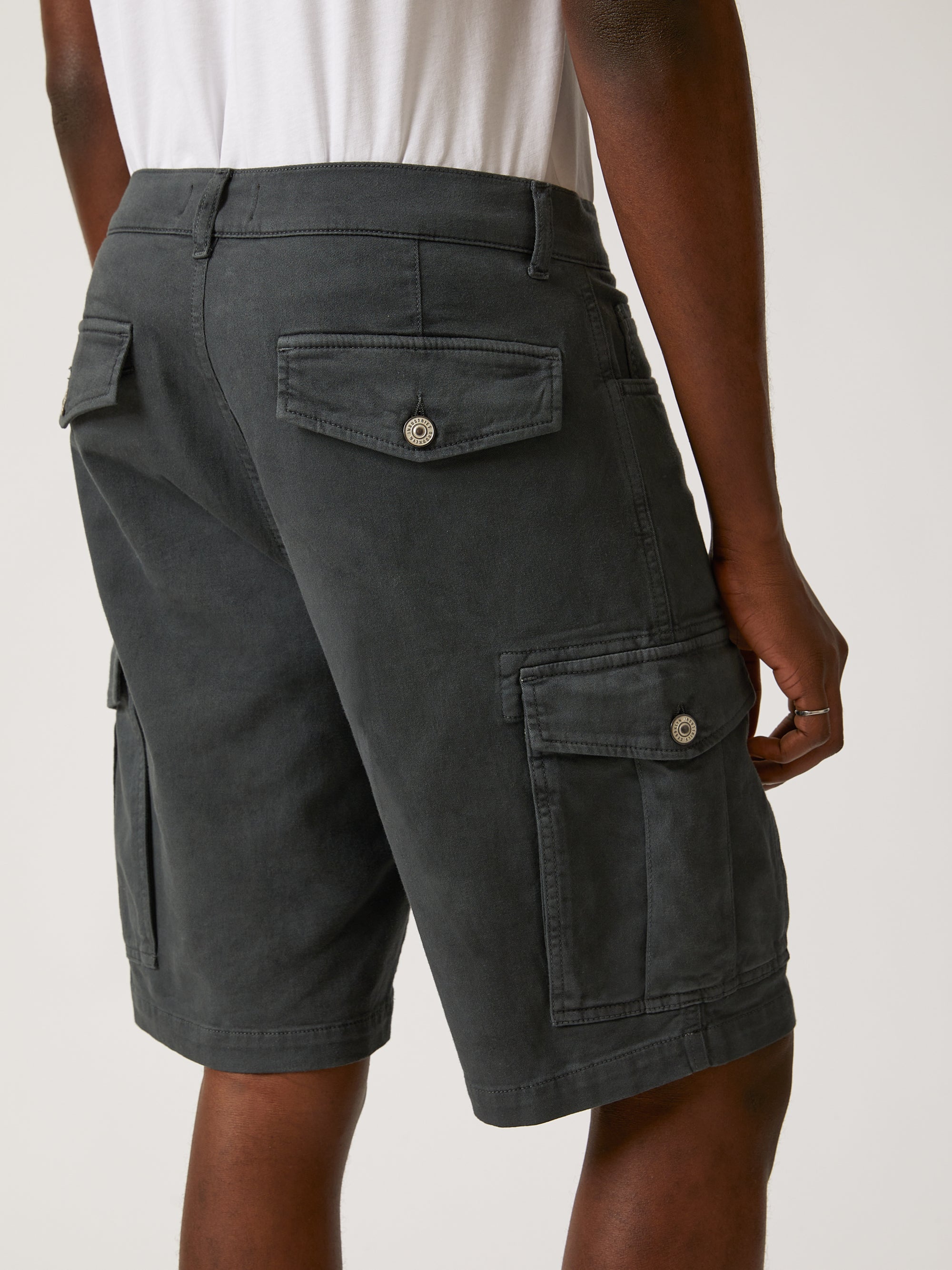 Men's Cargo Shorts in Asphalt - BROOKLYN INDUSTRIES