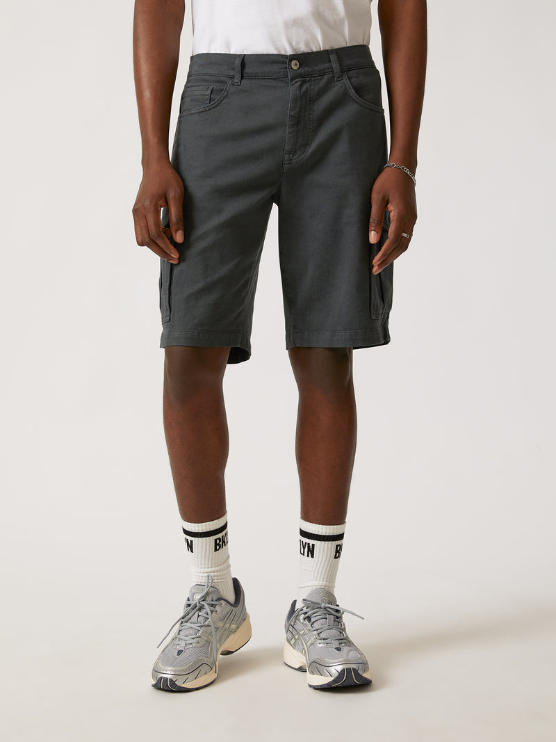 Men's Cargo Shorts in Asphalt - BROOKLYN INDUSTRIES