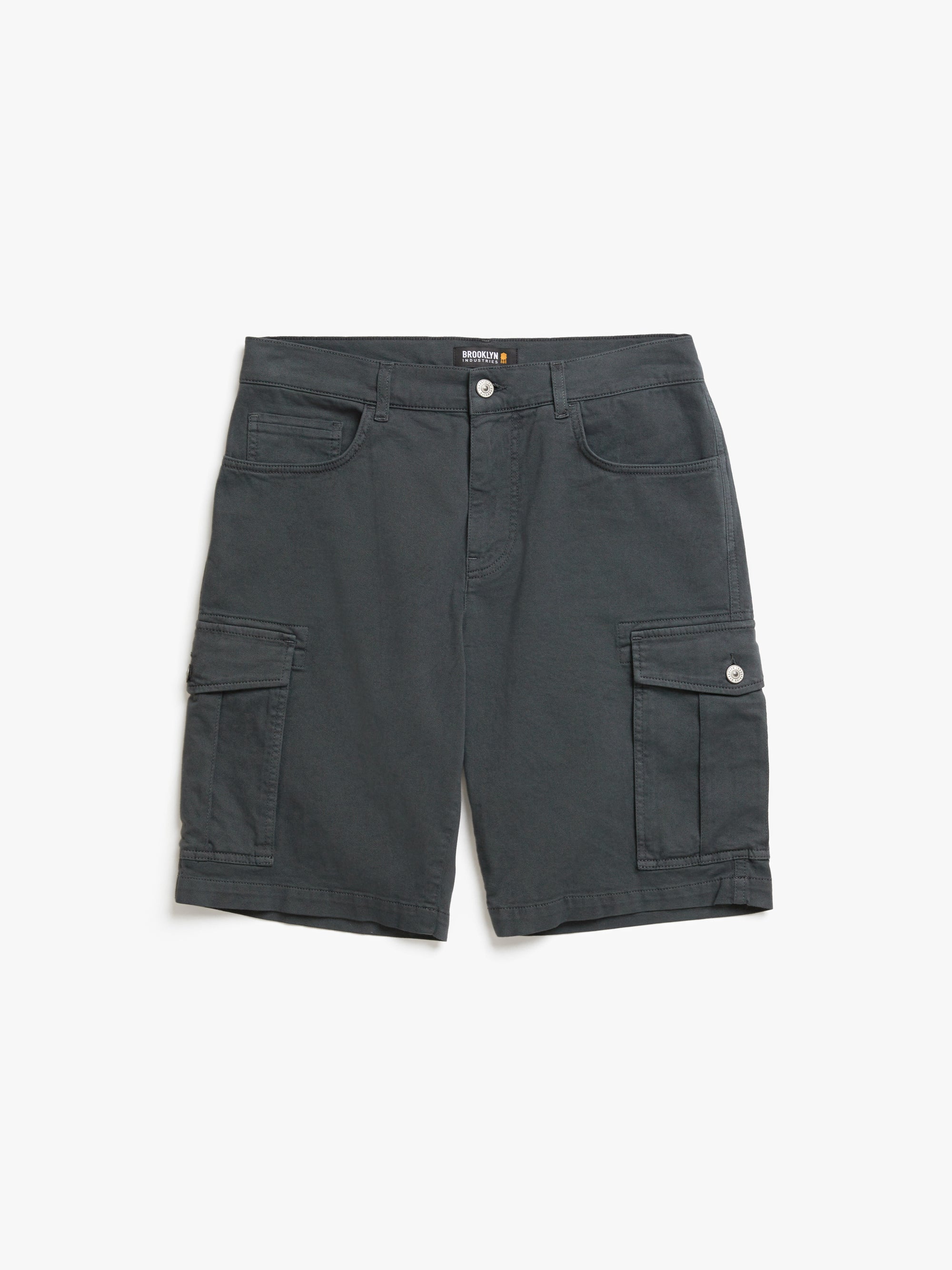 Men's Cargo Shorts in Asphalt - BROOKLYN INDUSTRIES