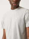 Men's Brooklyn Water Tower T-shirt in Grey Melange - BROOKLYN INDUSTRIES