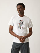 Men's Brooklyn Water Tower Photo T-shirt in White - BROOKLYN INDUSTRIES