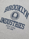 Men's Brooklyn Industries Heritage T-shirt in Grey Melange - BROOKLYN INDUSTRIES