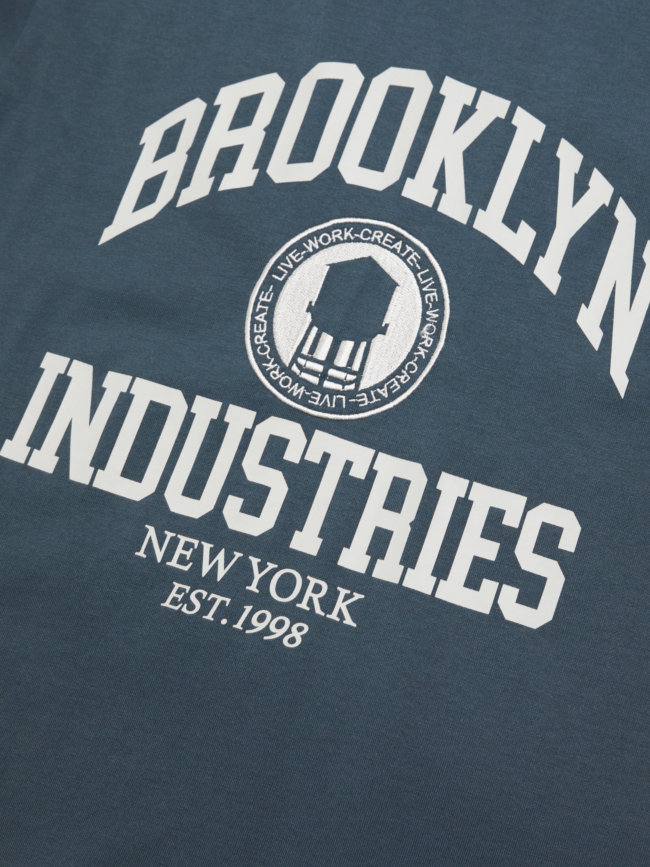 Men's Brooklyn Industries Heritage T-shirt in Moonlit Ocean - BROOKLYN INDUSTRIES