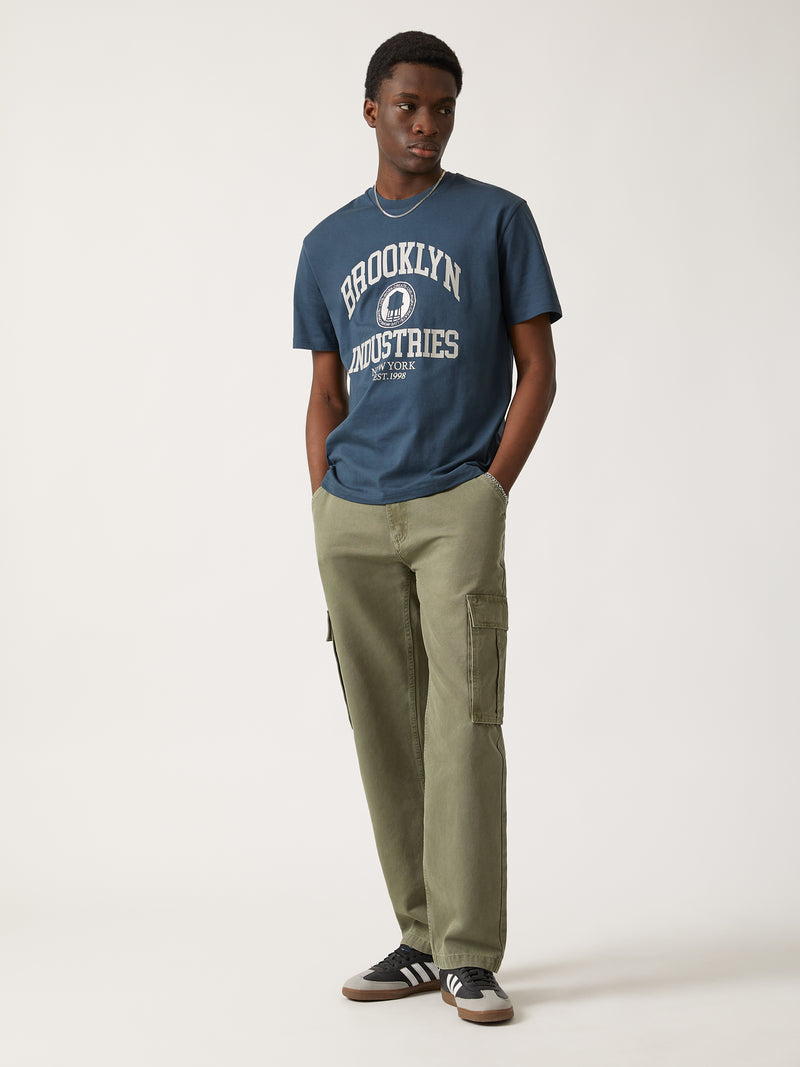 Men's Brooklyn Industries Heritage T-shirt in Moonlit Ocean - BROOKLYN INDUSTRIES