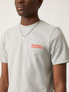 Men's NYC T-shirt in Grey Melange - BROOKLYN INDUSTRIES