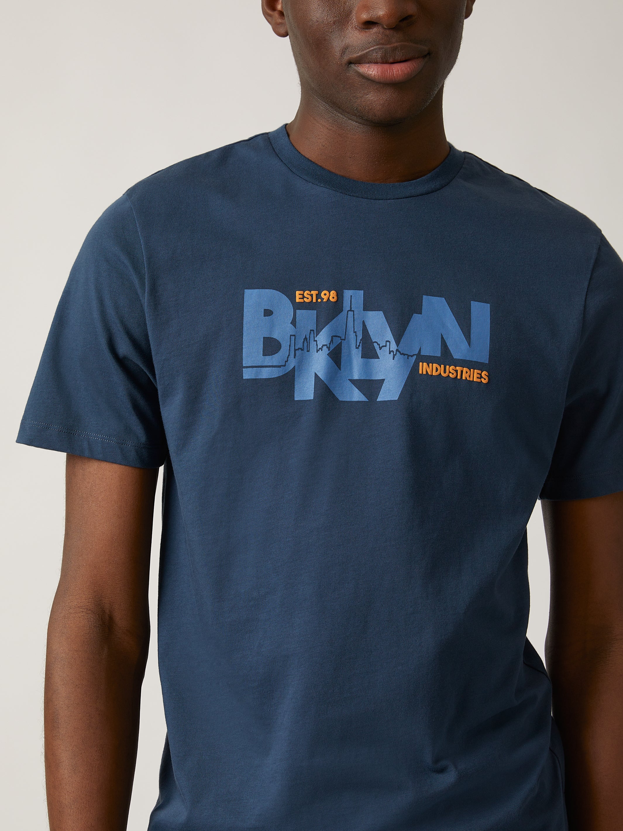 Men's Brooklyn T-shirt in Moonlit Ocean - BROOKLYN INDUSTRIES