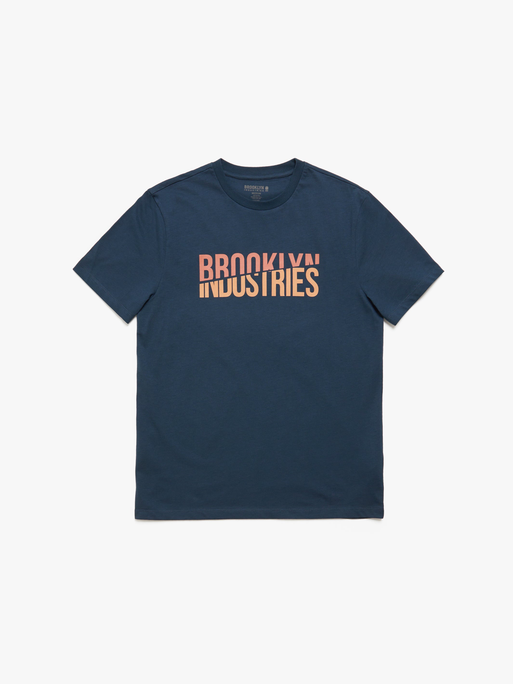 Men's Split T-shirt in Moonlit Ocean - BROOKLYN INDUSTRIES
