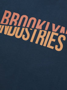 Men's Split T-shirt in Moonlit Ocean - BROOKLYN INDUSTRIES