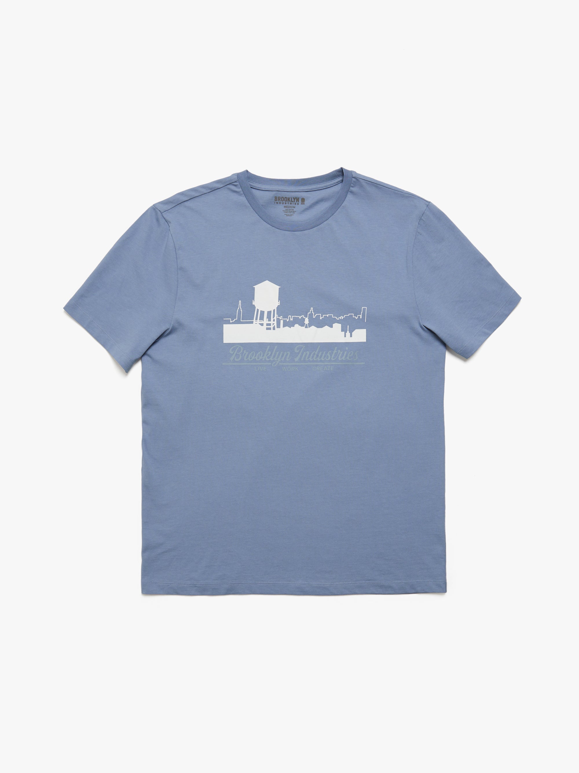 Men's Brooklyn Silhouette T-shirt in Infinity - BROOKLYN INDUSTRIES