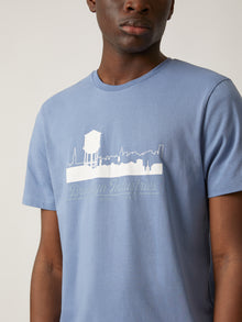 Men's Brooklyn Silhouette T-shirt in Infinity - BROOKLYN INDUSTRIES